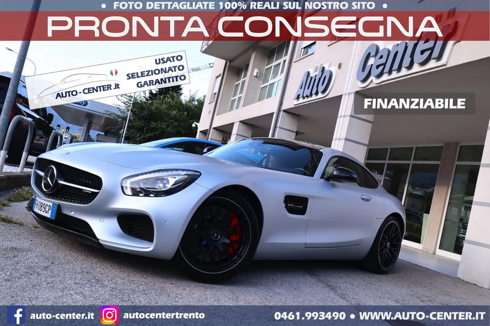 Mercedes-Benz AMG GT S 4.0 V8 *NAZIONALE Argent - 1