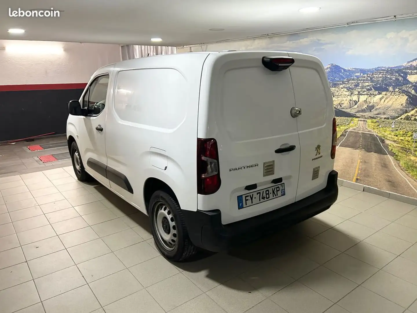 Peugeot Partner 3 STANDARD 650KG BLUEHDI 130CH S&S PREMIUM EAT8 2021 Blanc - 2