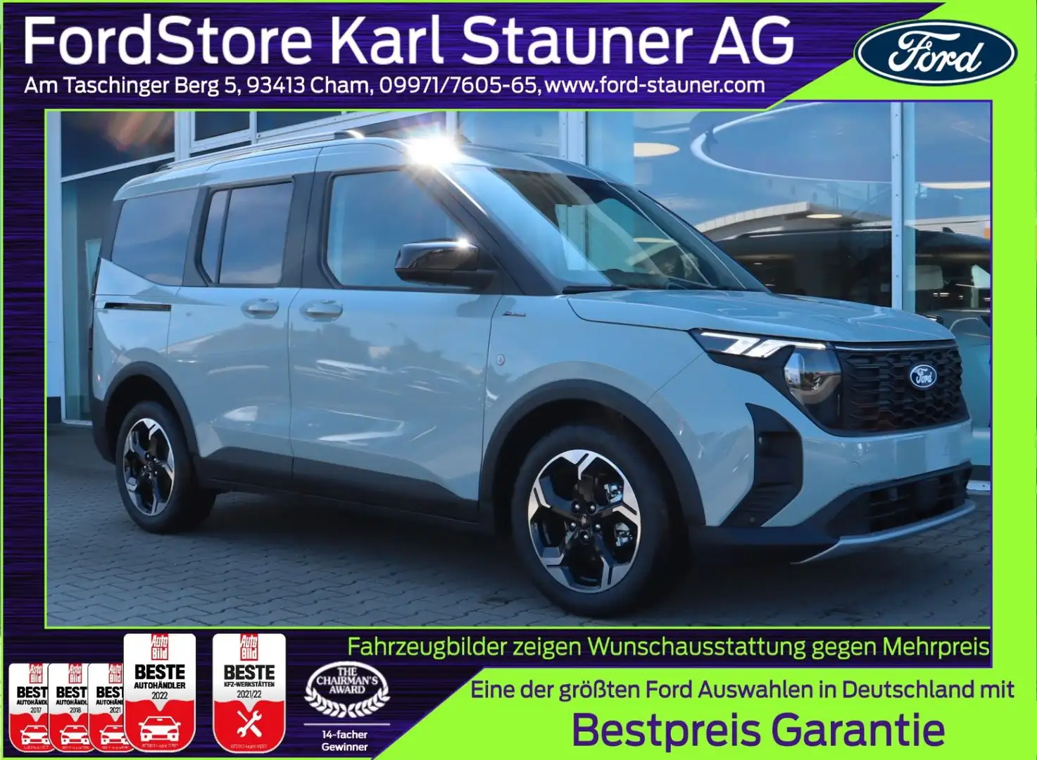 Ford Tourneo Courier Tourneo E-Courier ELEKTRO Active NEUES MODELL Wit - 1