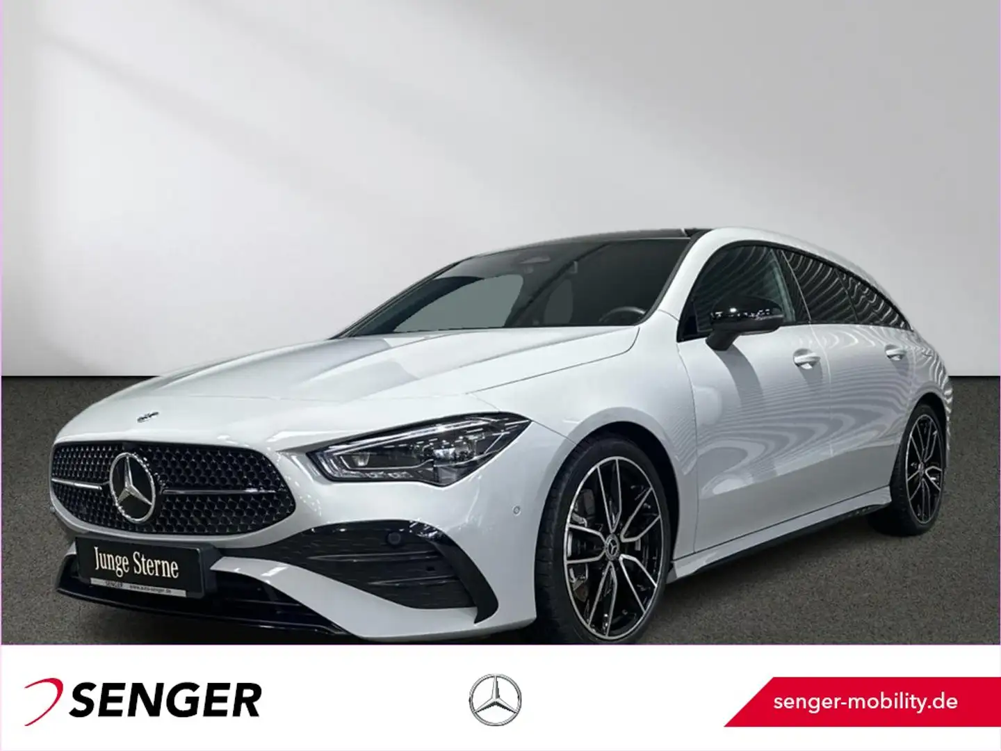 Mercedes-Benz CLA 200 d SB AMG Night Multibeam Panorama AHK Grau - 1