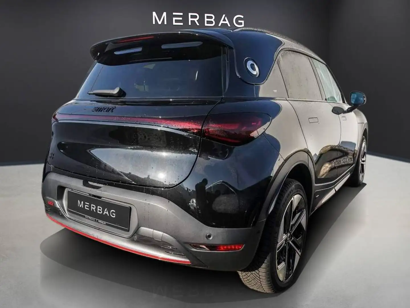 smart #1 BRABUS 66kWh 22/150 LED+ NAV AWD WP PANO MEM Noir - 2