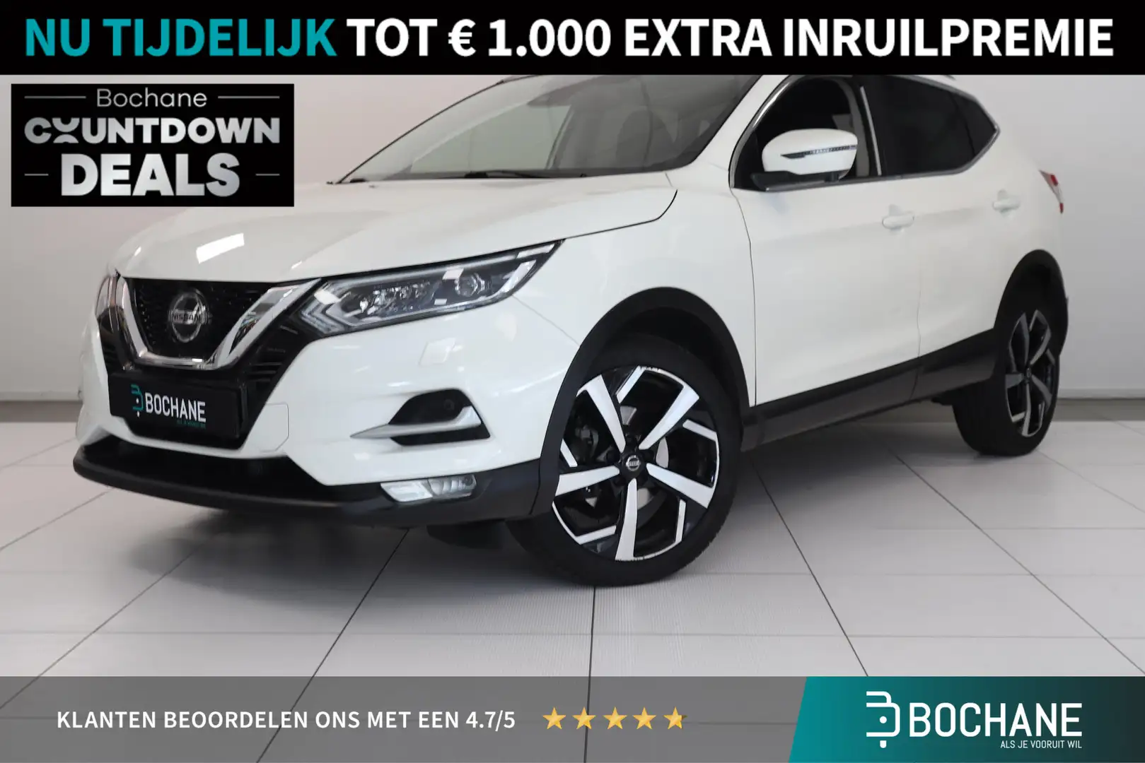 Nissan Qashqai 1.3 DIG-T 160 Pk Premium Edition | 360 Camera | Cl Blanc - 1