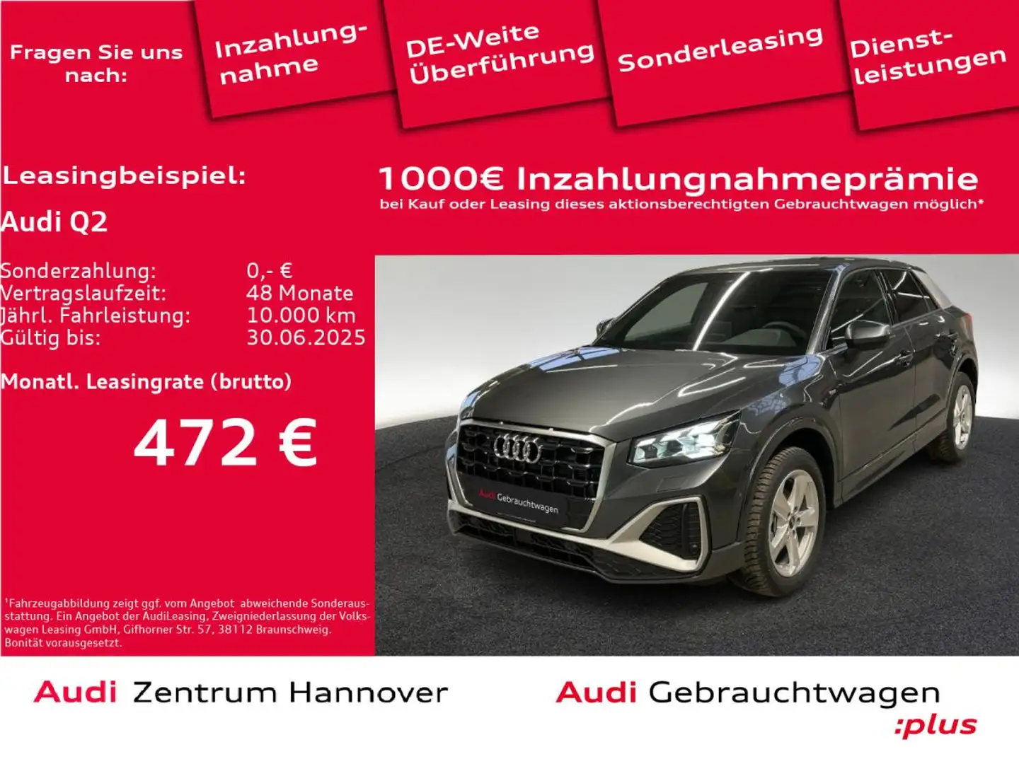 Audi Q2 S line 35 TFSI S tronic Grau - 1