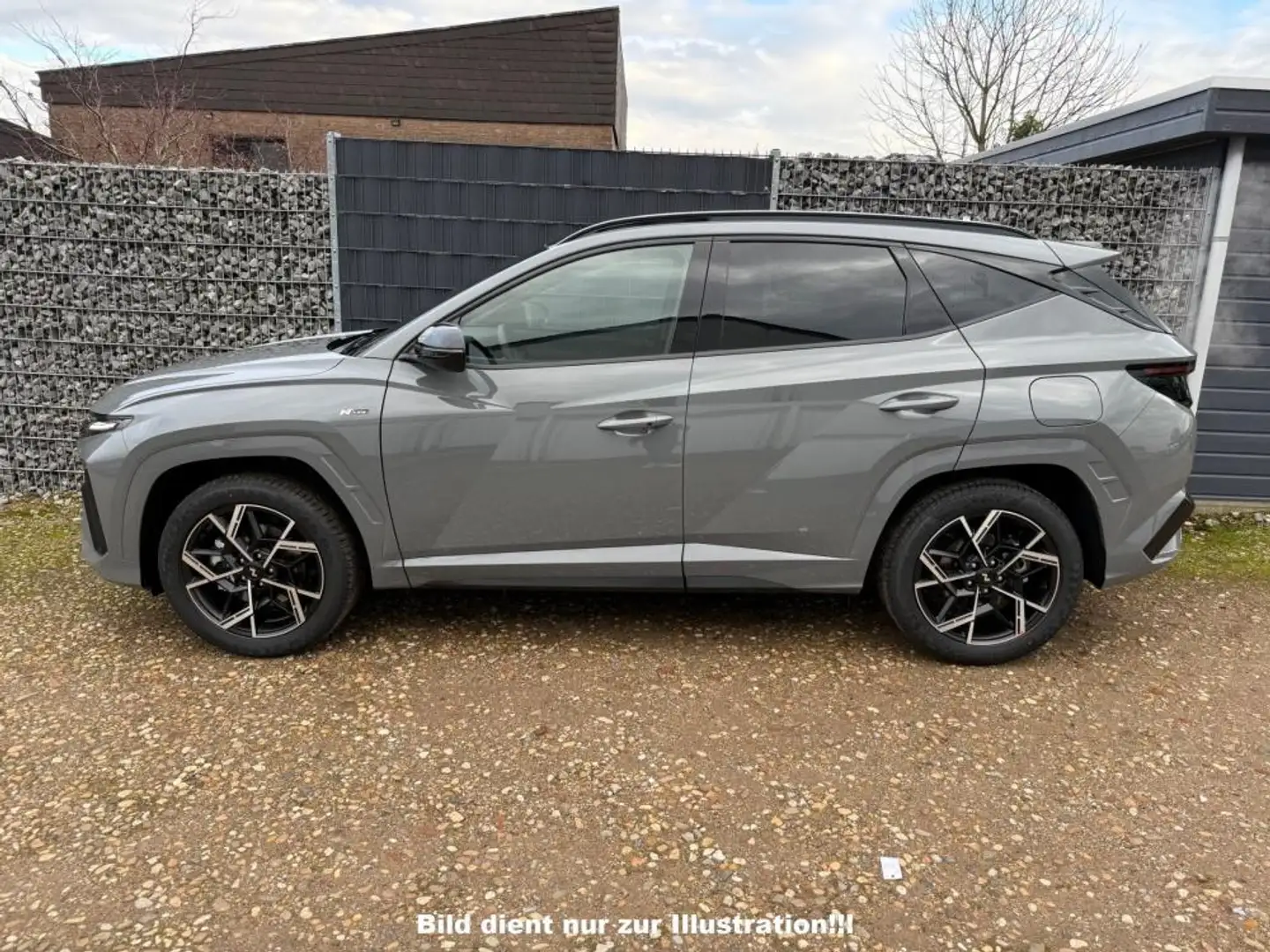 Hyundai TUCSON HEV N-Line Pano Assist - Sitz Pack UWB 176 kW (... Grau - 2