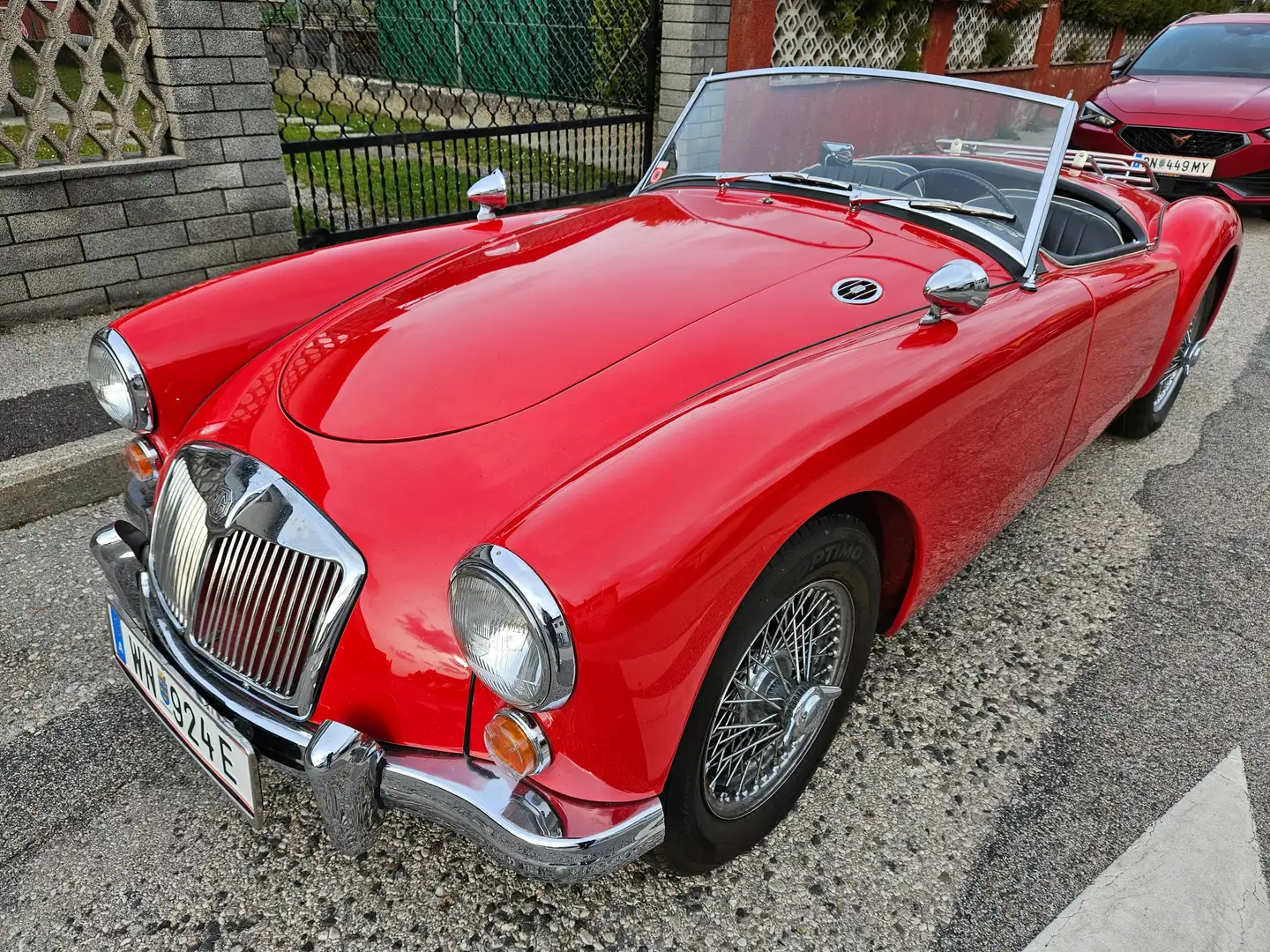 MG MGA Roadster Червоний - 1