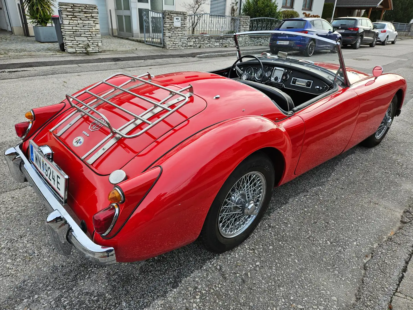 MG MGA Roadster Червоний - 2