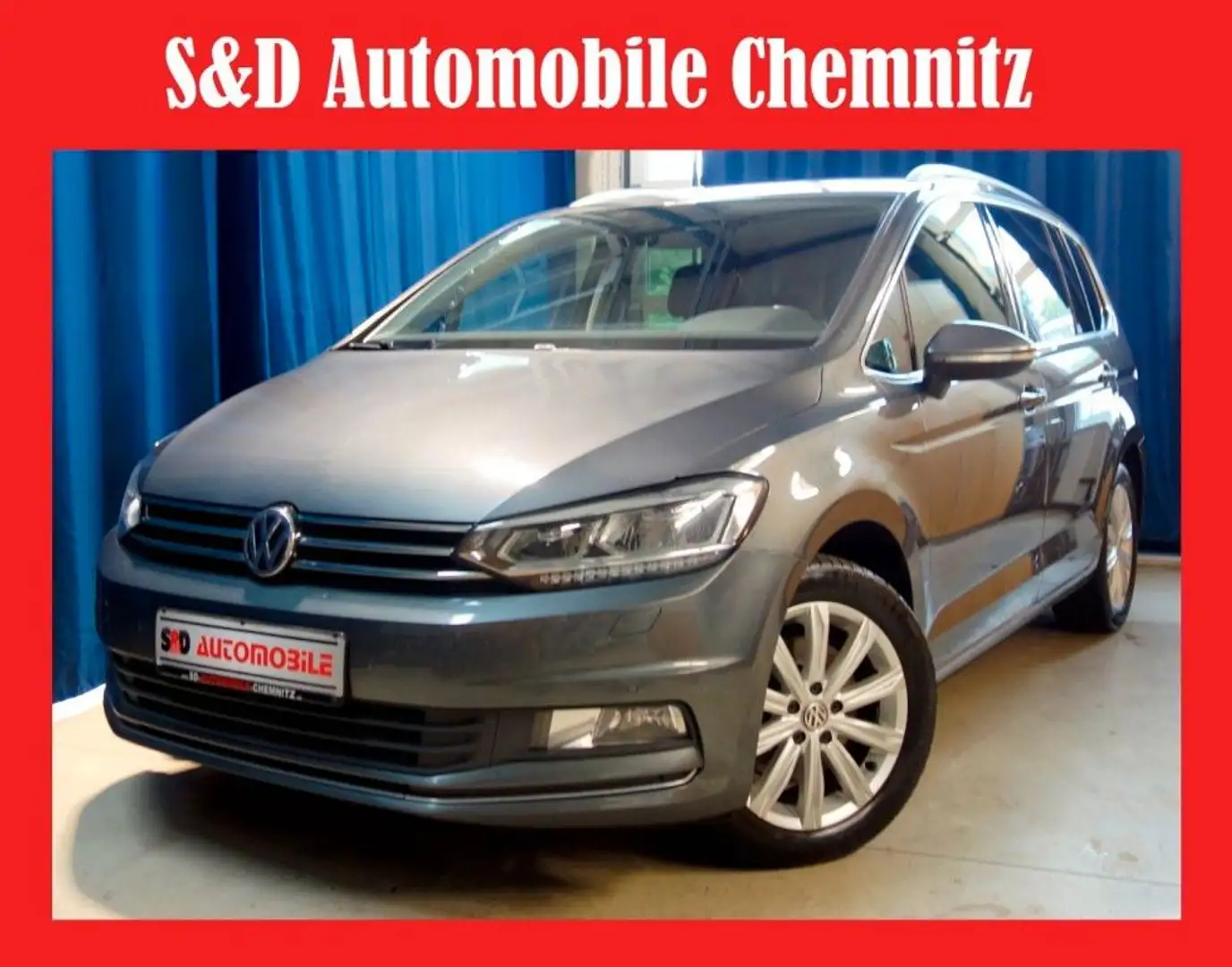 Volkswagen Touran Highline BMT/Start-Stopp"7.Sitzer"1.Hand Grau - 1