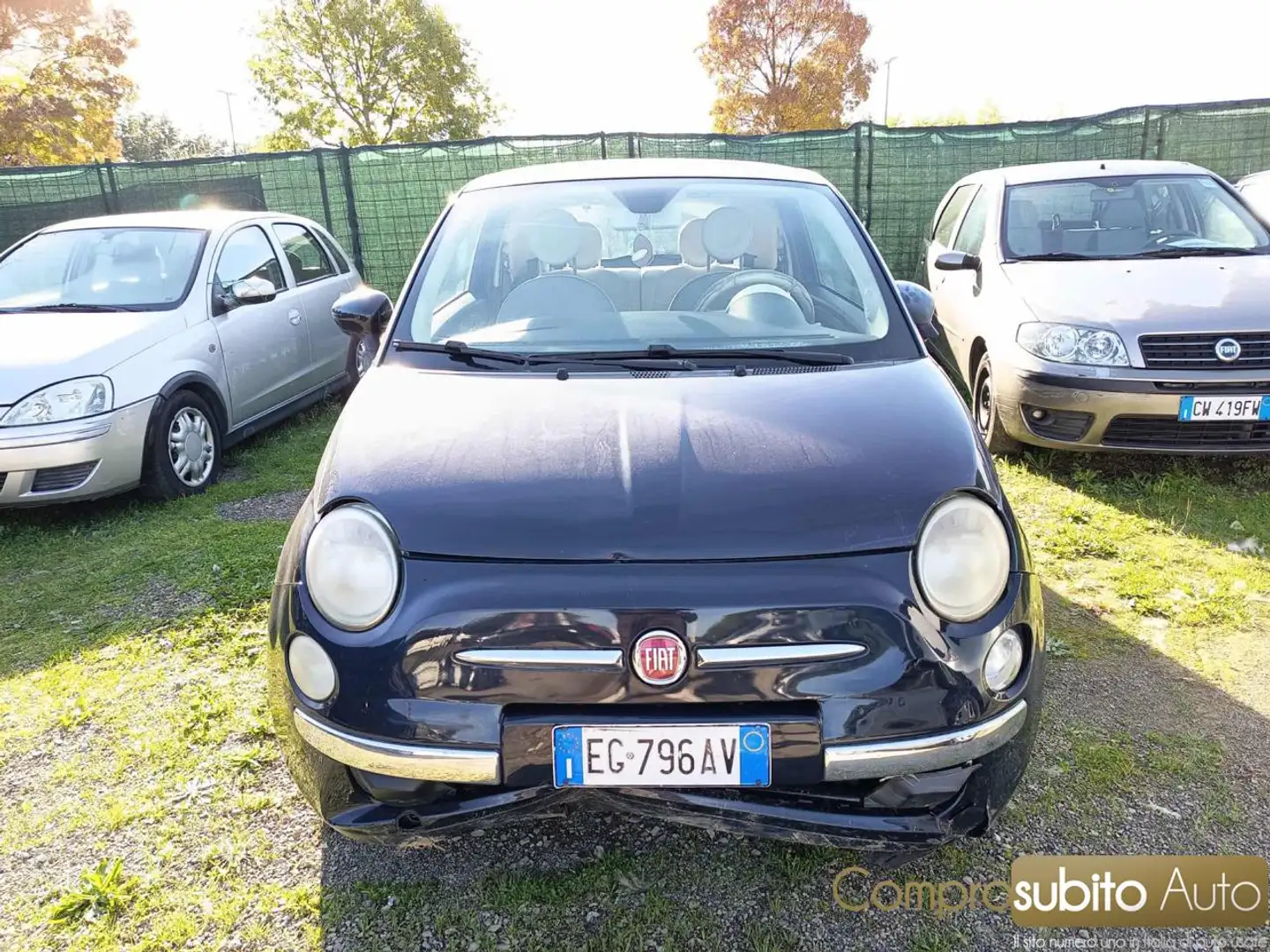 Fiat 500 1.2 Lounge INCIDENTATA Azul - 1