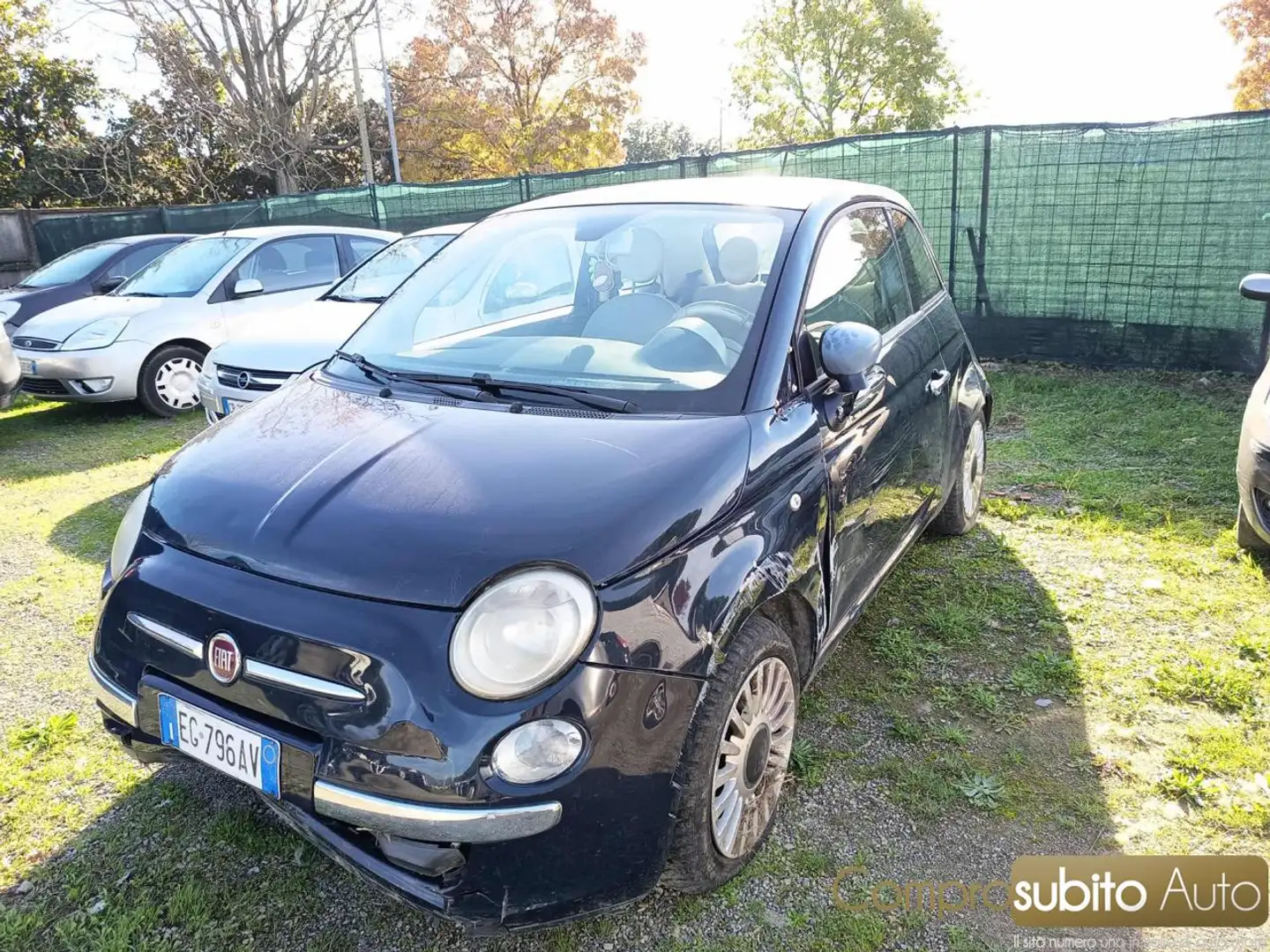 Fiat 500 1.2 Lounge INCIDENTATA Azul - 2