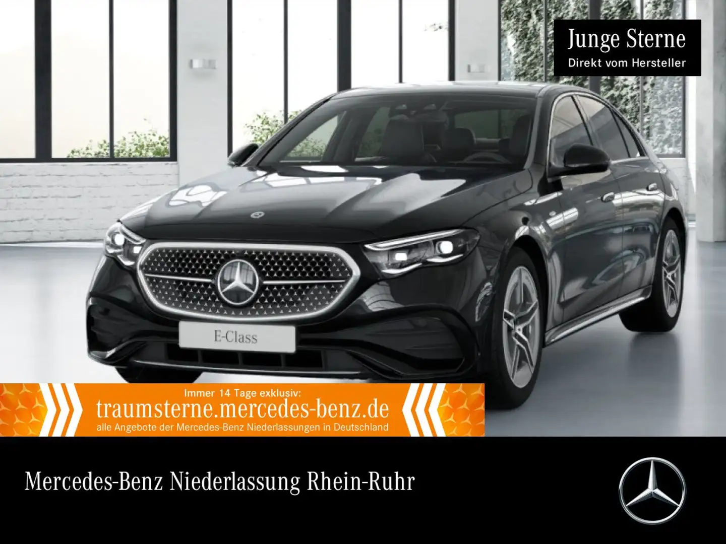 Mercedes-Benz E 300 e 4M Hybrid Edition AMG-Line Fahrass 360° 9G Schwarz - 1