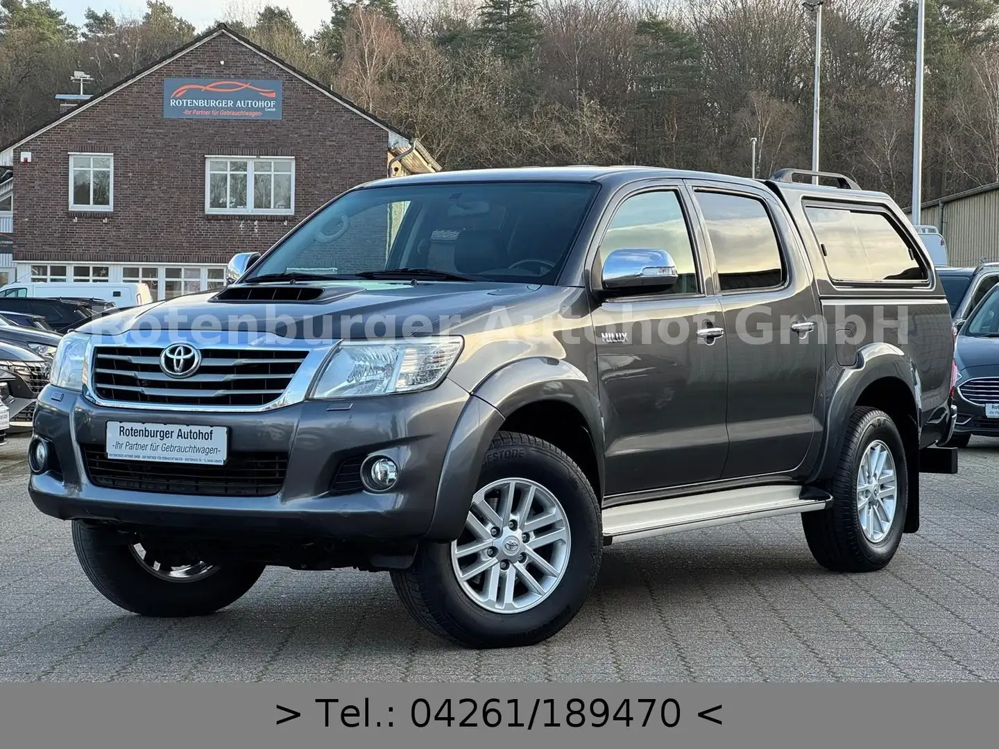Toyota Hilux 3.0 D-4D 4x4*DOUBLE*CAB*EXECUTIVE*HARDTOP* Grau - 1