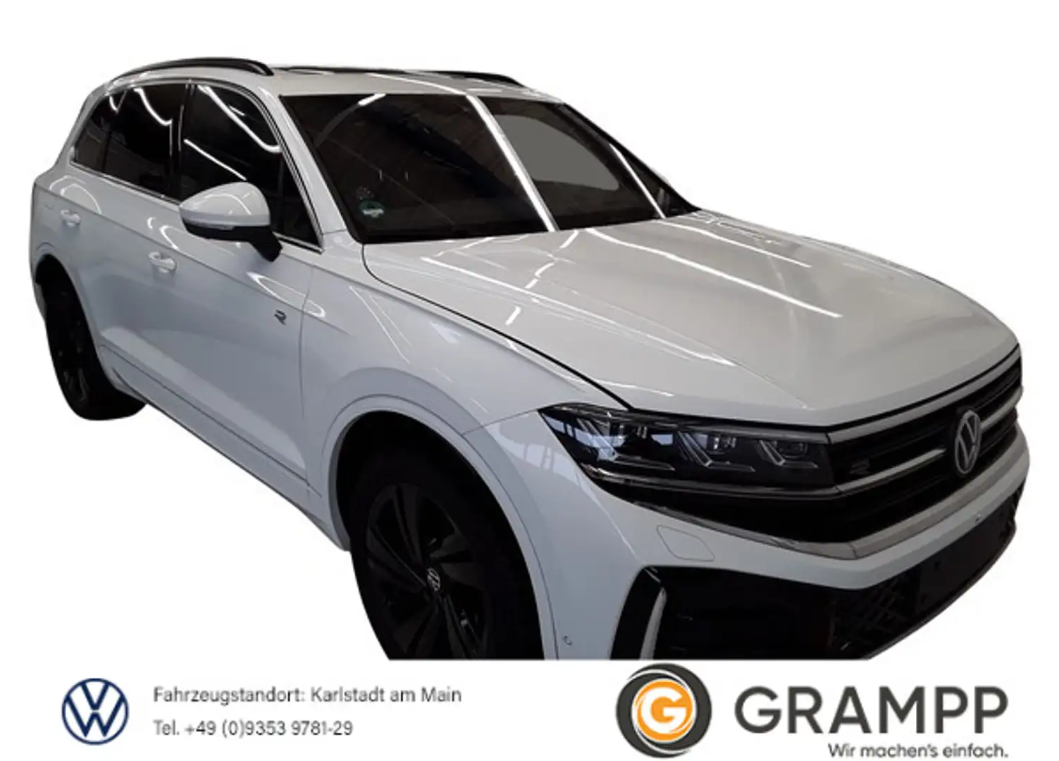 Volkswagen Touareg R-Line 3.0TDI +AHK+360°+WANK+STANDHZG+ Weiß - 1