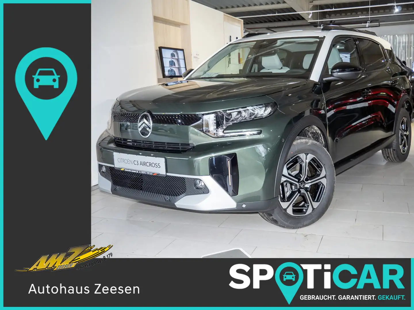 Citroen C3 Aircross Hybrid 145 Max LED KAMERA PDC HUD Vert - 1