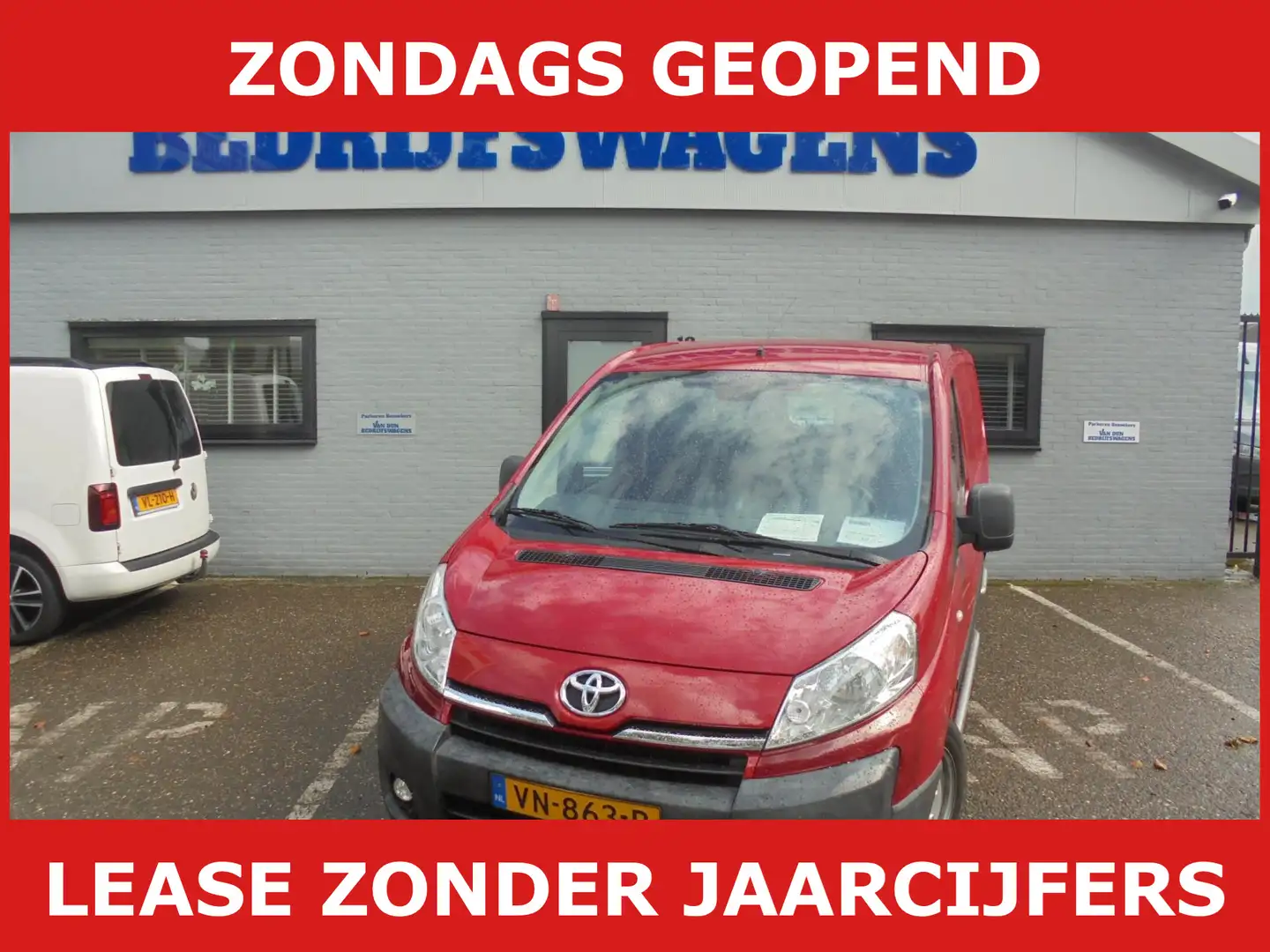 Toyota Proace 1.6D L2H1 Airco 3 pers Red - 2