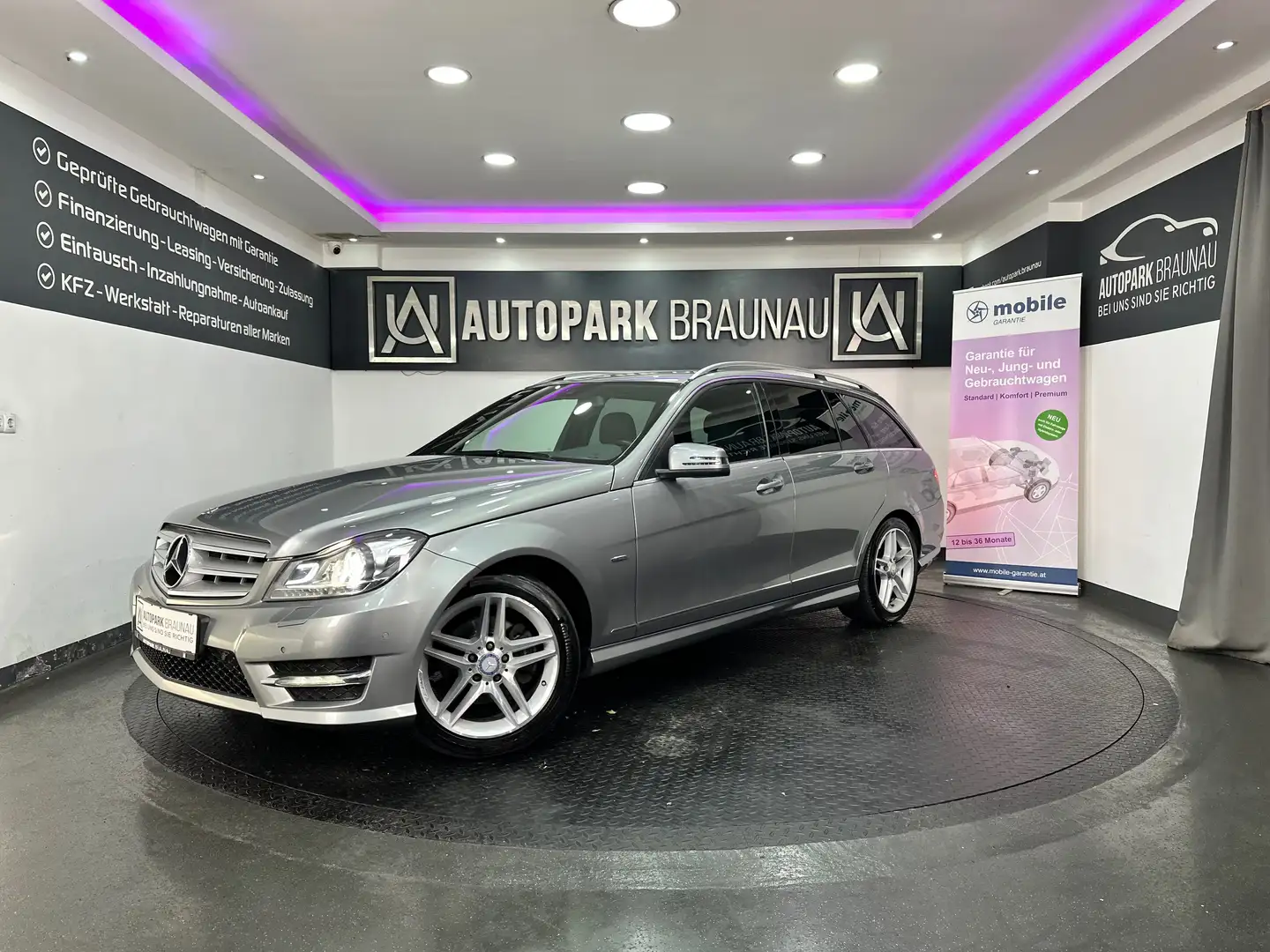 Mercedes-Benz C 200 T CGI Avantgarde Aut. *AMG-LINE*1.BESITZ* Grijs - 1