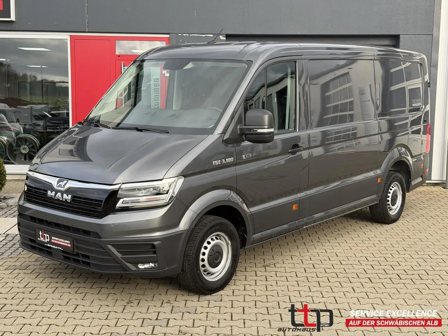 MAN TGE 2.0 TDI 4x4 L3 H2 LED R.Kamera AHK Schwarz - 1