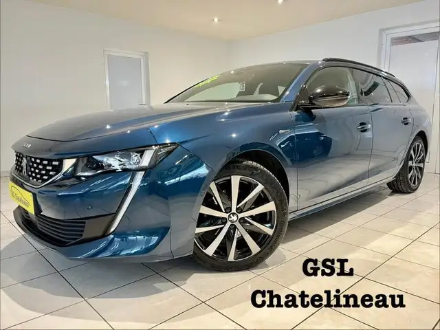 Peugeot 508 1.5HDi 130cv GT-Line bleu Airco/Cruise/Carplay/Nav
