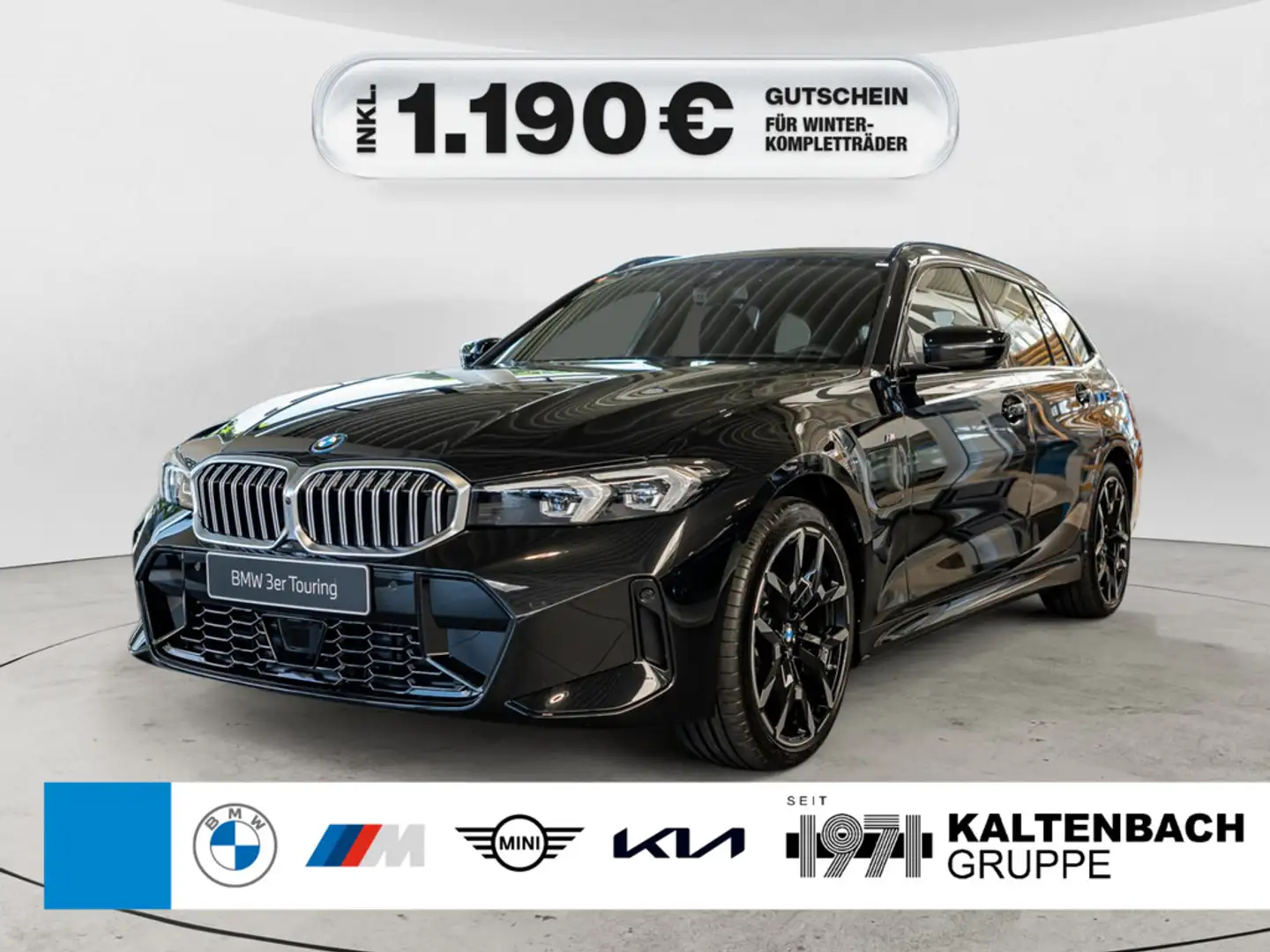 BMW 330 e Touring xDrive M-Sport FACEL. 360° LED Fekete - 1