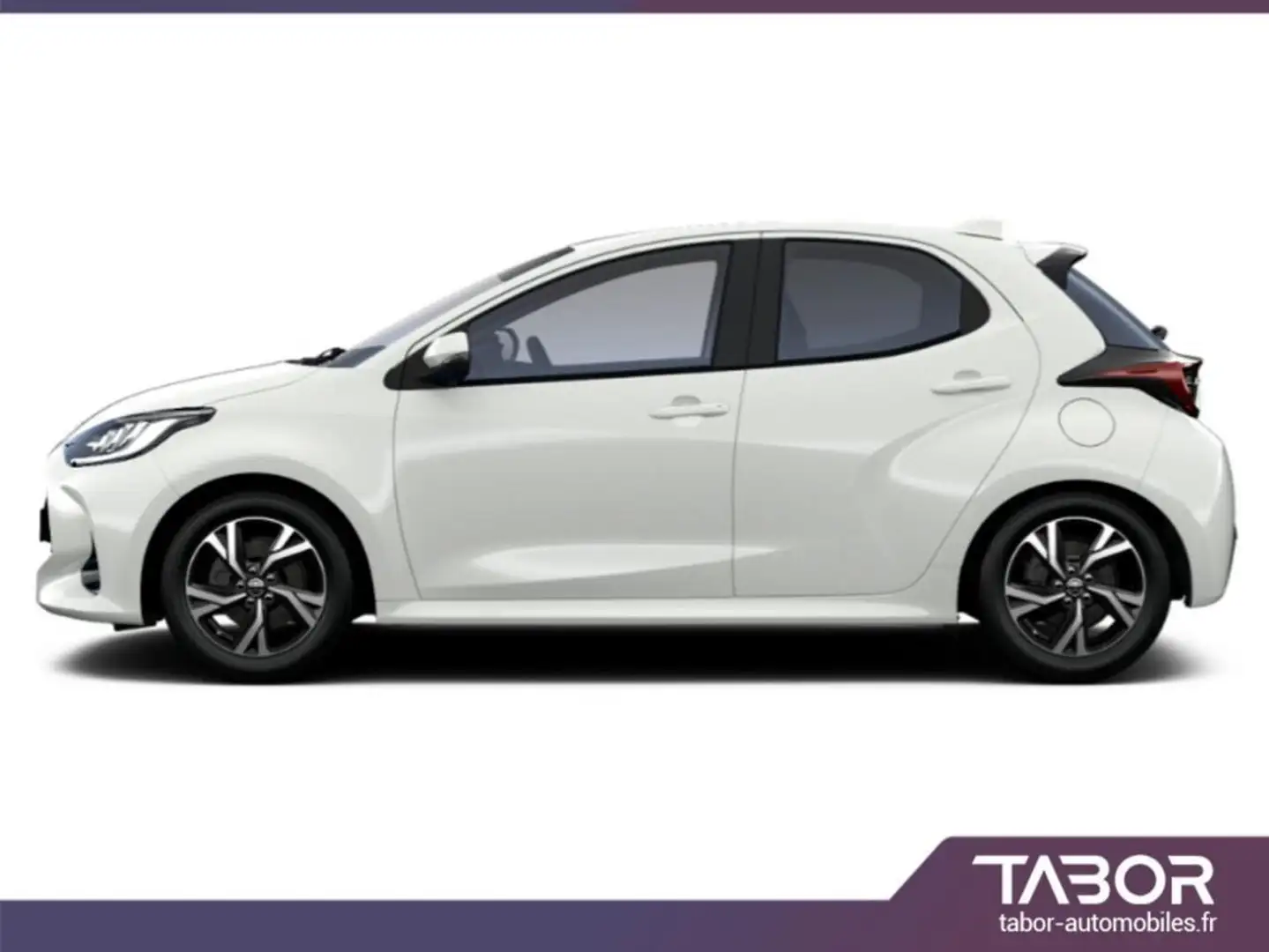 Toyota Yaris 1.5 HEV 116 ECVT ACC LED Cam PrivG Blanc - 2