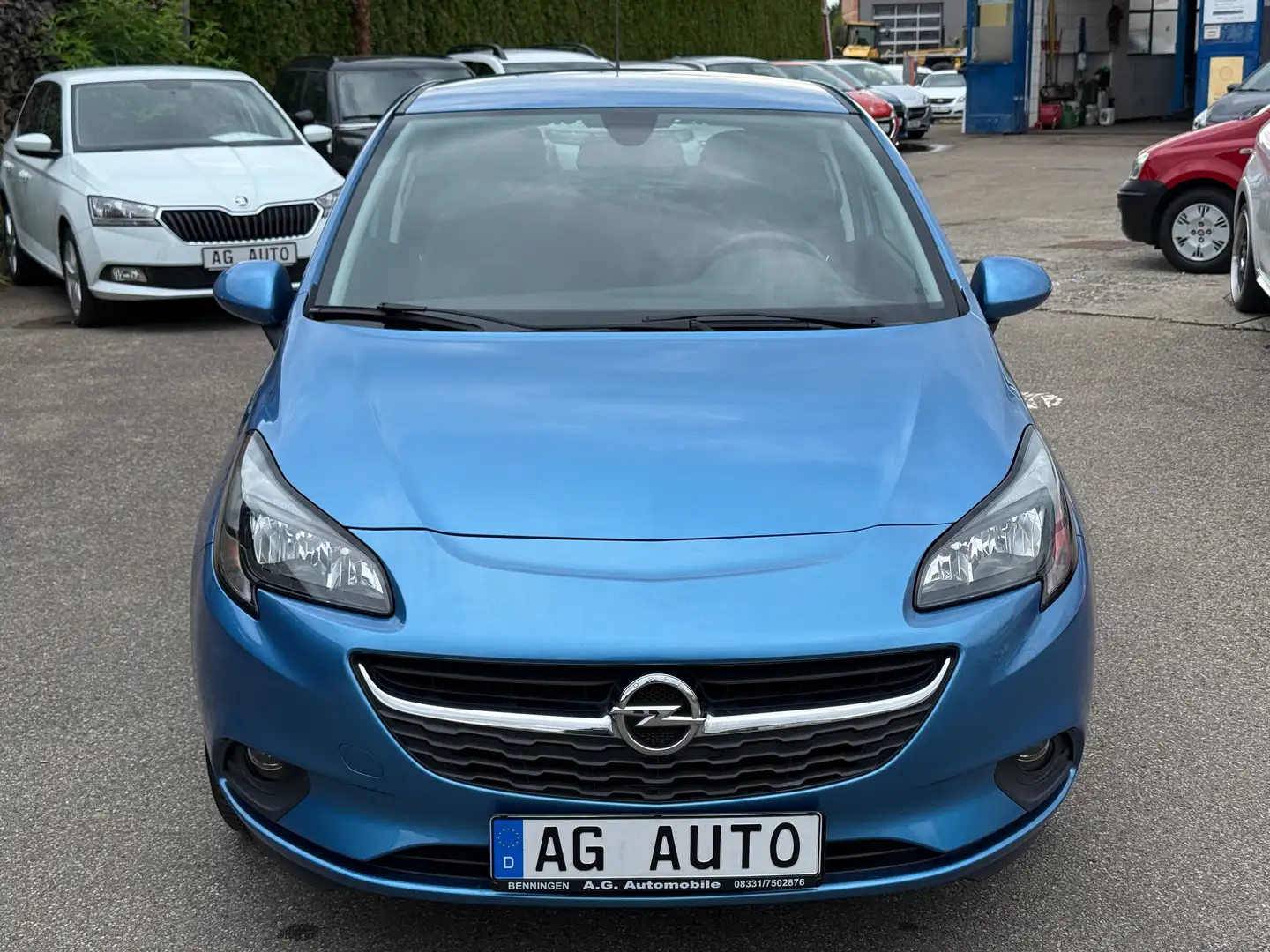 Opel Corsa +Garantie Tempomat Klima TÜV+Service NEU Blau - 2