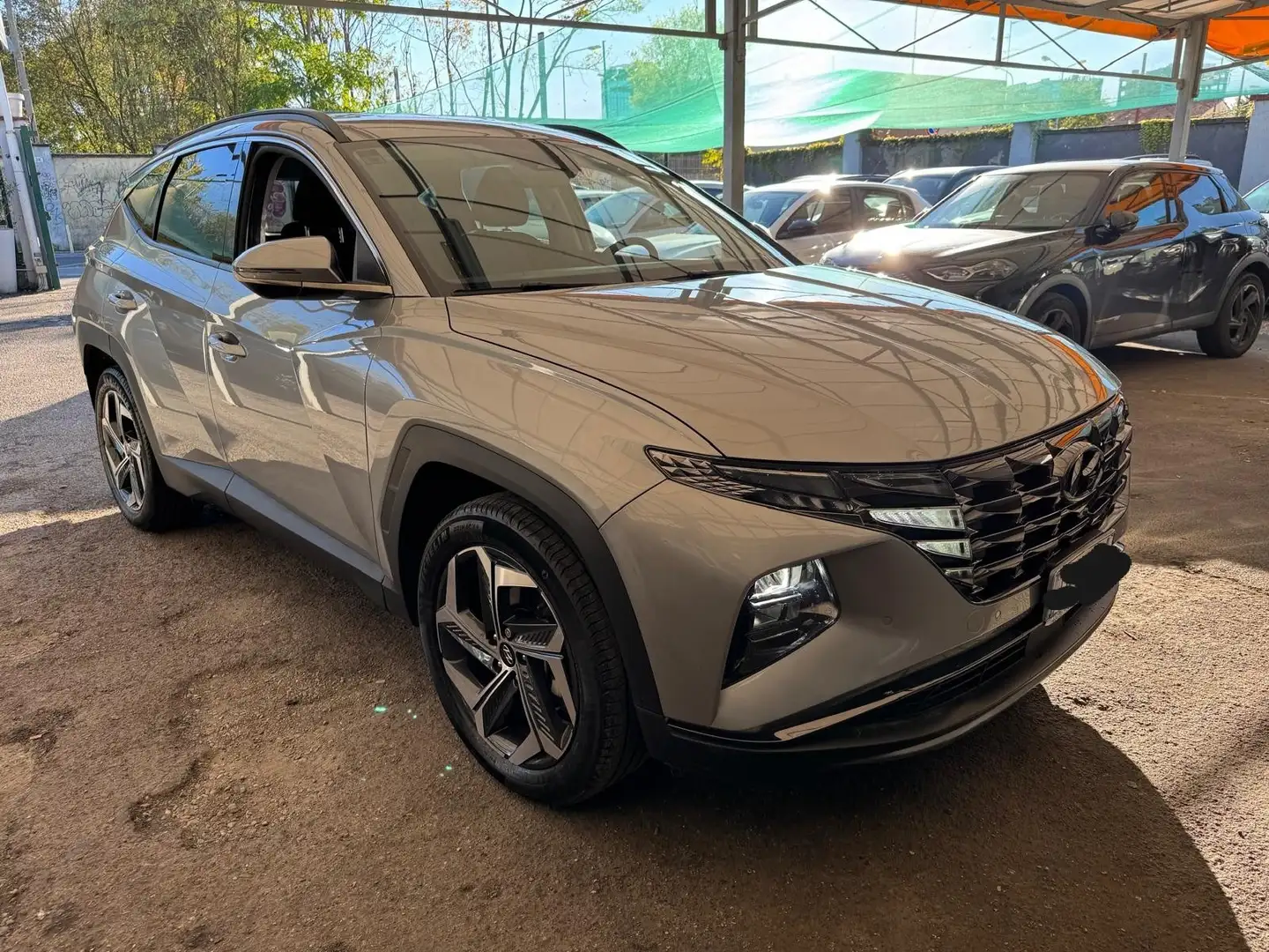 Hyundai TUCSON Tucson III 2021 1.6 hev Exellence 4wd auto Argento - 1