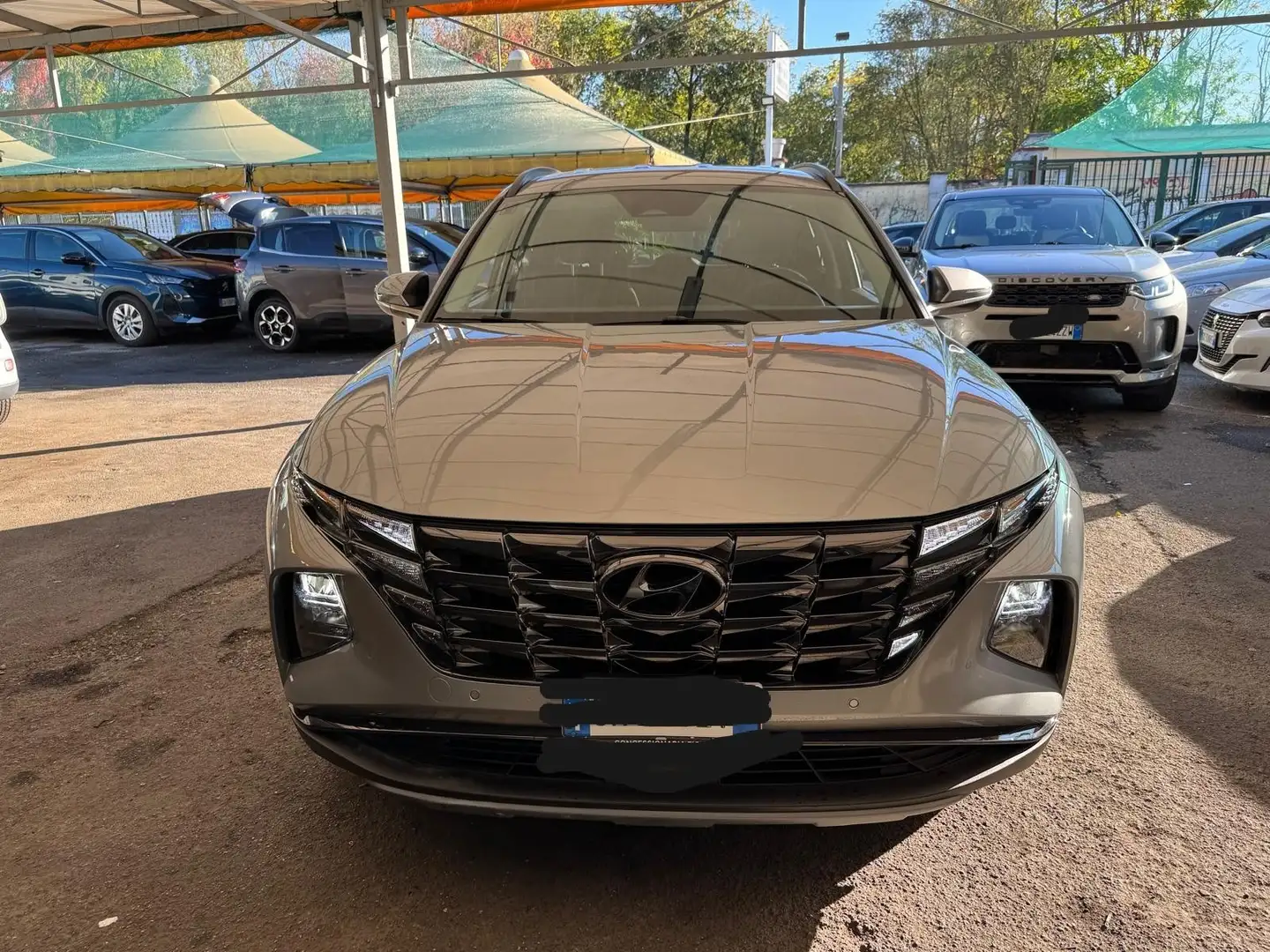 Hyundai TUCSON Tucson III 2021 1.6 hev Exellence 4wd auto Argento - 2