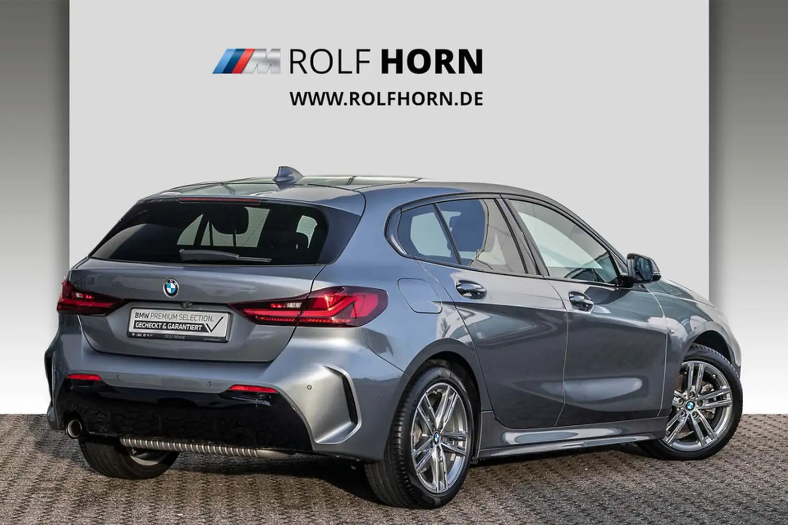 BMW 118 i M Sportpaket Autom Navi Klima LED HiFi PDC Grau - 2