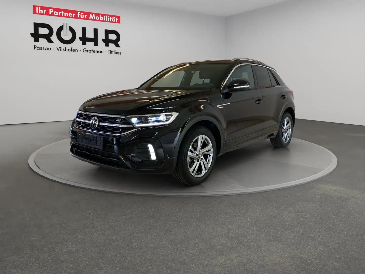 Volkswagen T-Roc R-Line 1.0 TSI BMT (Navi.LED.DAB.ParkAssist.SHZ.AC Schwarz - 2