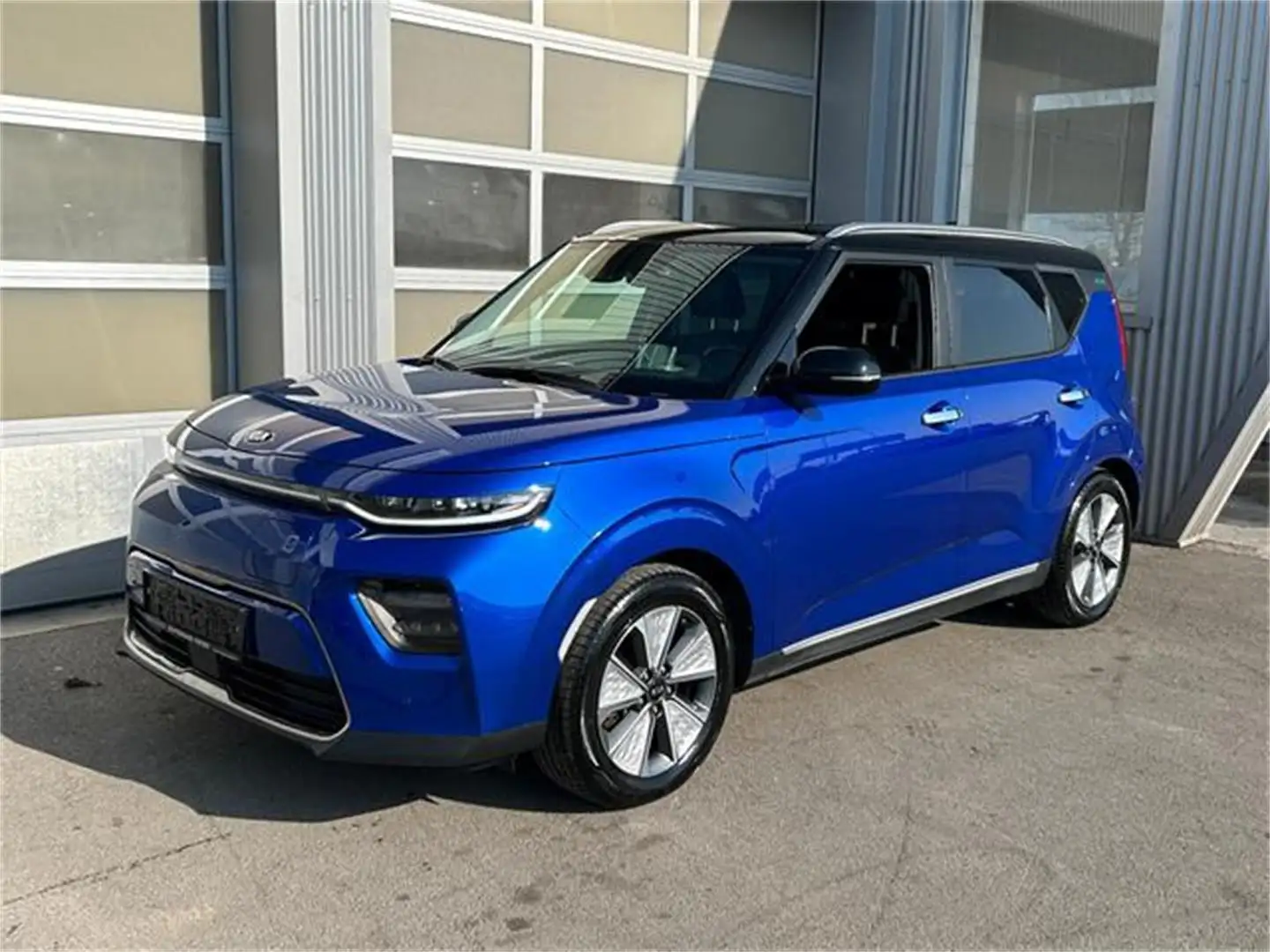 Kia Soul EV 64kWh Long Platin Elektro Automatik mit hö Blau - 1