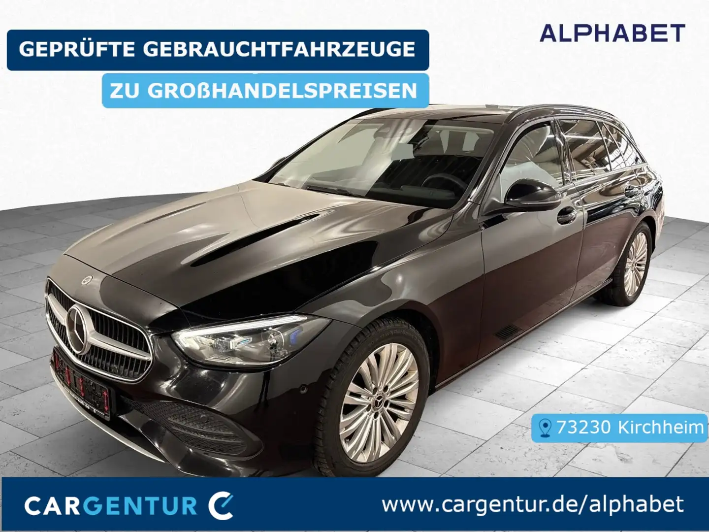 Mercedes-Benz C 200 d T ACC BLIS El.Heckkl. Key LED Lane Navi Noir - 1