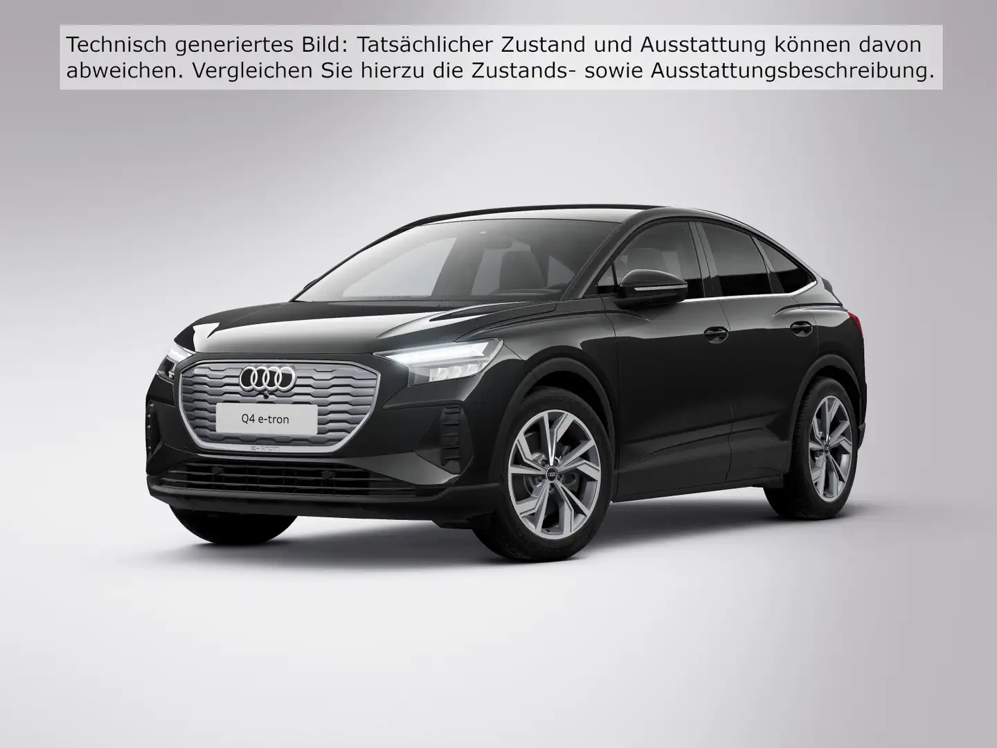 Audi Q4 e-tron Q4 Sportback 45 e-tron 2xS LINE/ACC/W-PUMPE/AHK Schwarz - 2