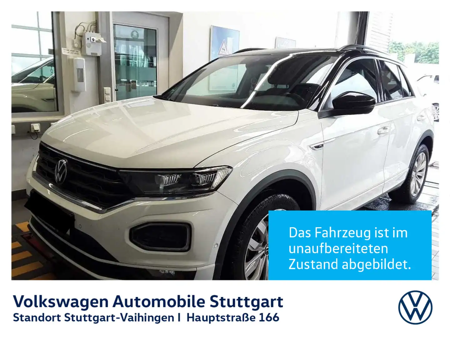 Volkswagen T-Roc 1.5 TSI Sport Navi Klima AHK SHZ Weiß - 1
