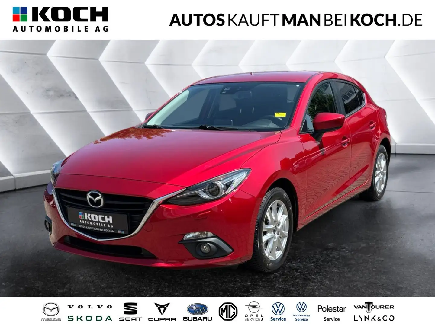 Mazda 3 S SKYACTIV-G 165 6GS AL-CENTER TOU-P NAV SHZ Rood - 1