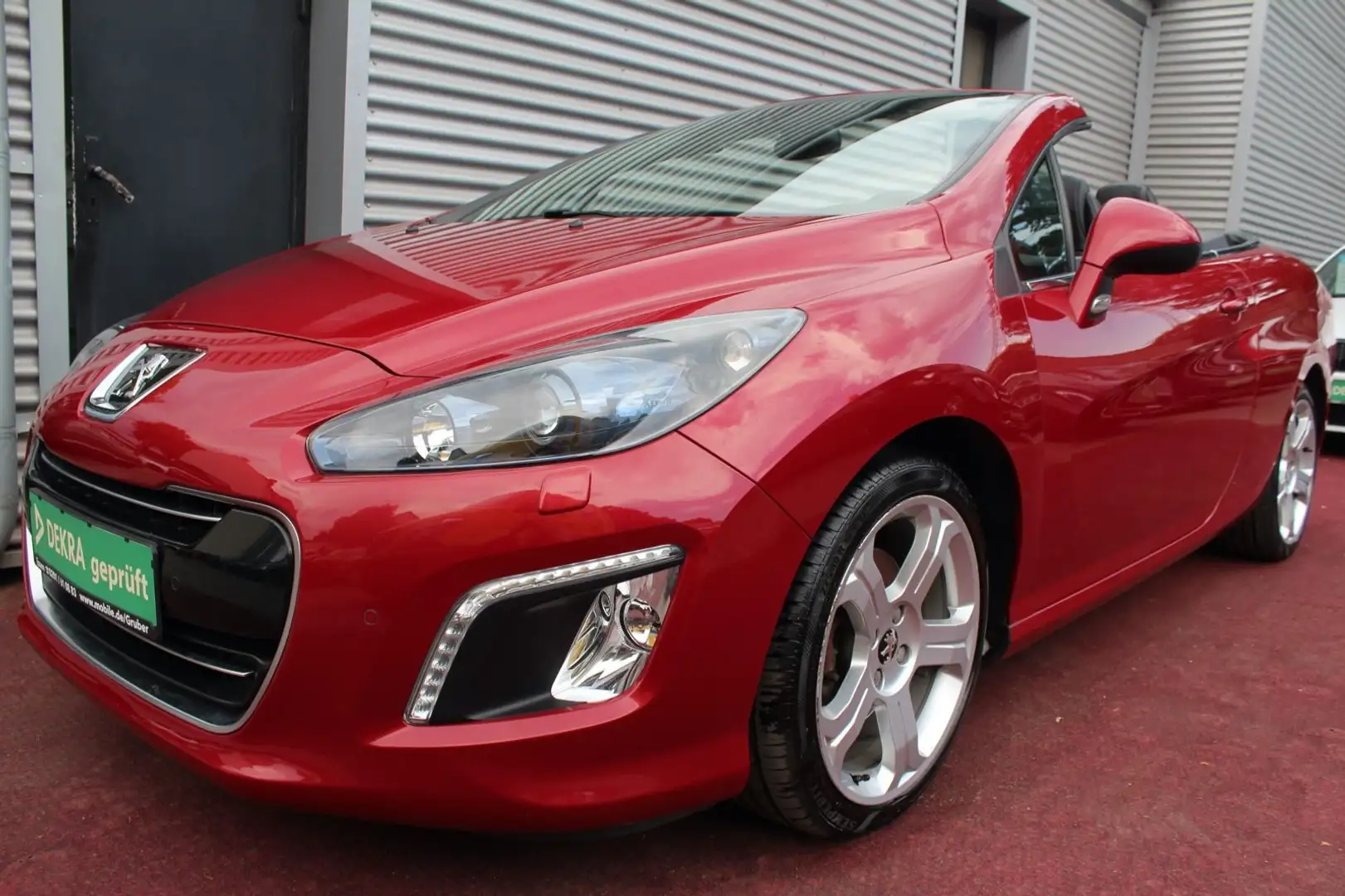 Peugeot 308 CC CABRIO ALLURE KLIMA NAVI LEDER 1.Hand Rouge - 1