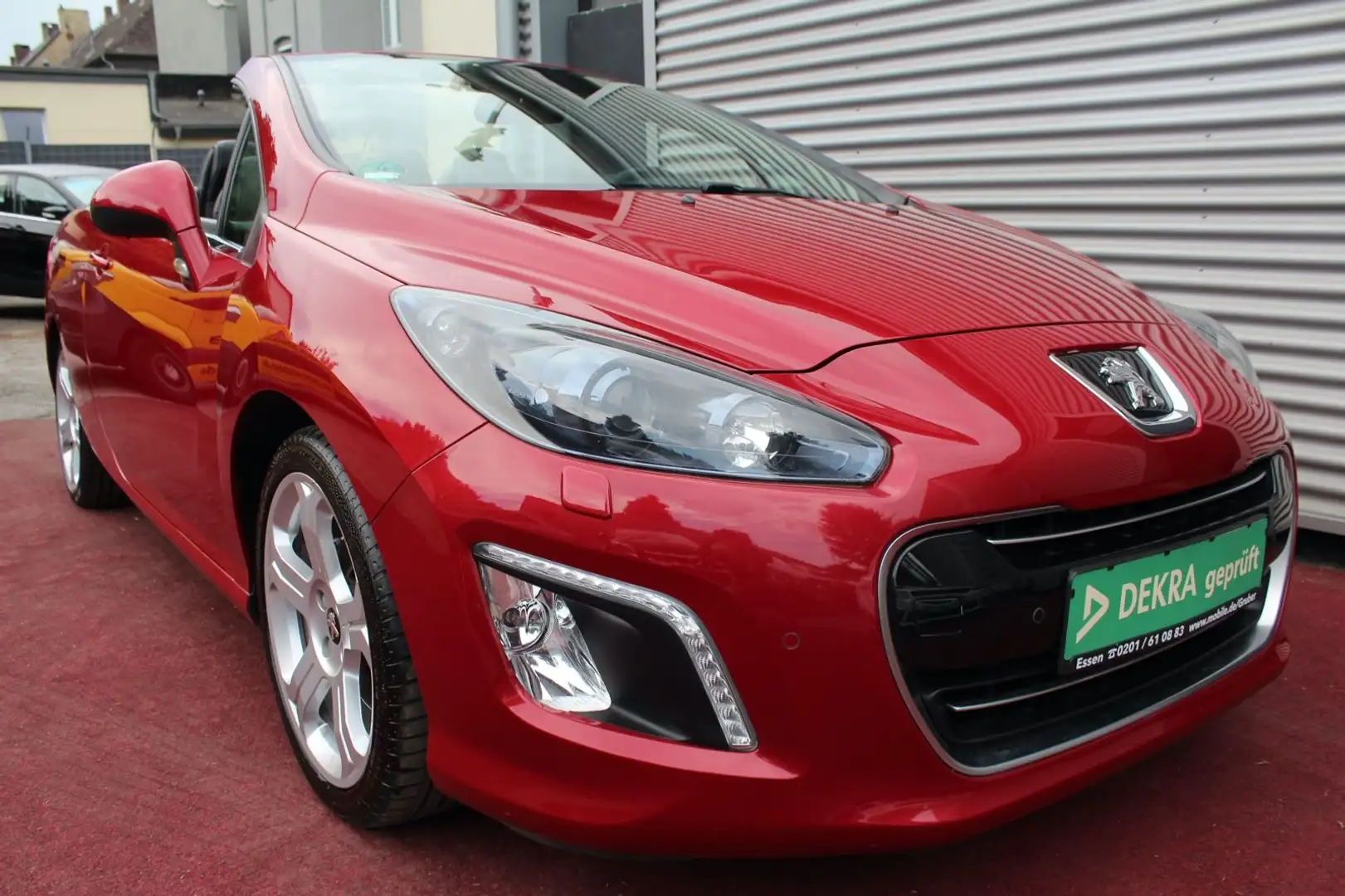 Peugeot 308 CC CABRIO ALLURE KLIMA NAVI LEDER 1.Hand Rouge - 2