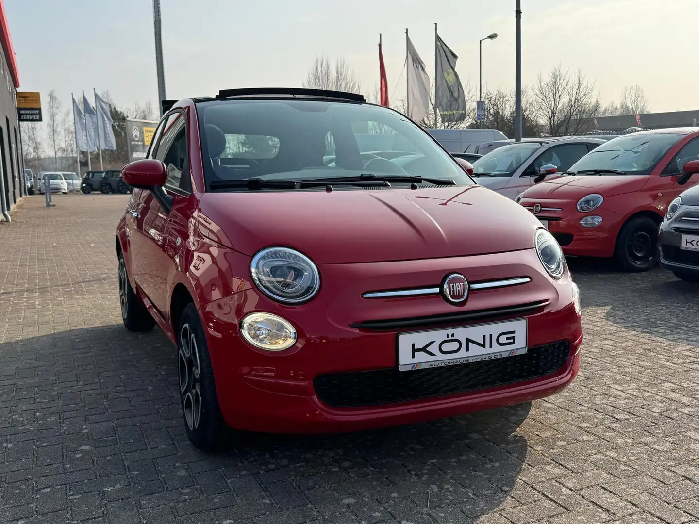 Fiat 500C 1.0 CLUB Klima Carplay PDC Bluetooth Rot - 2