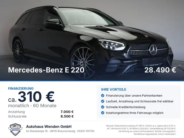 Mercedes-Benz E 220 d T 9G Tronic AMG CarPlay/Temp/Kamera/