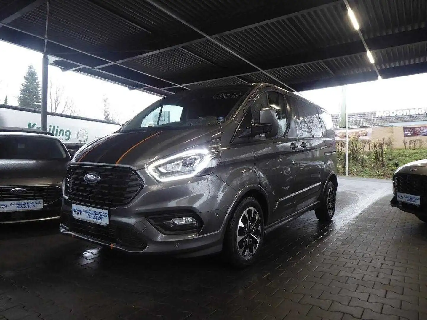 Ford Tourneo Custom Custom320 L1 Sport,NAV,CAM,SHZ Grau - 1