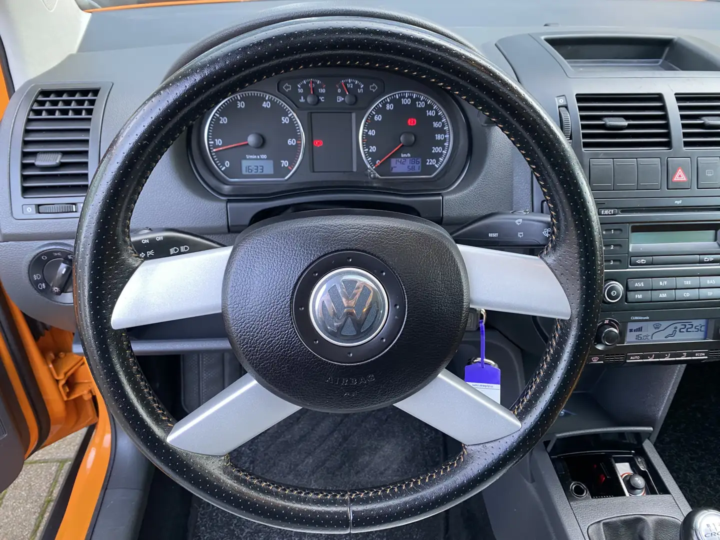Volkswagen Polo Cross 1.4-16V 50% deal 2.475,- ACTIE Schuif-Kantel dak / Naranja - 2