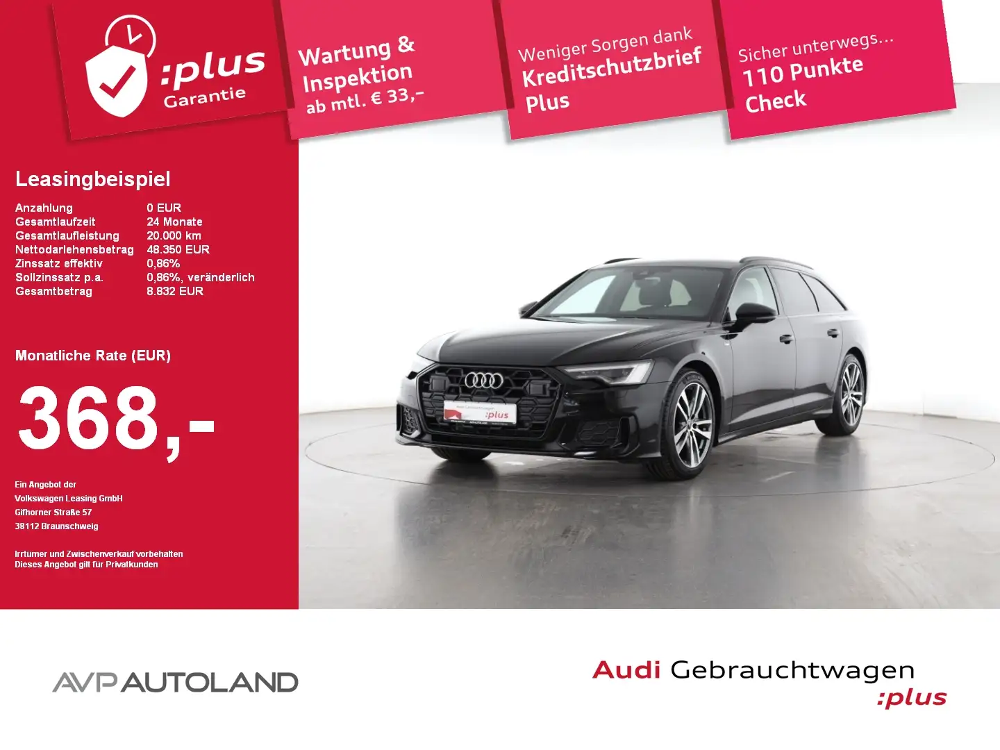 Audi A6 Avant 40 TDI S tronic S line MATRIX-LED Schwarz - 1