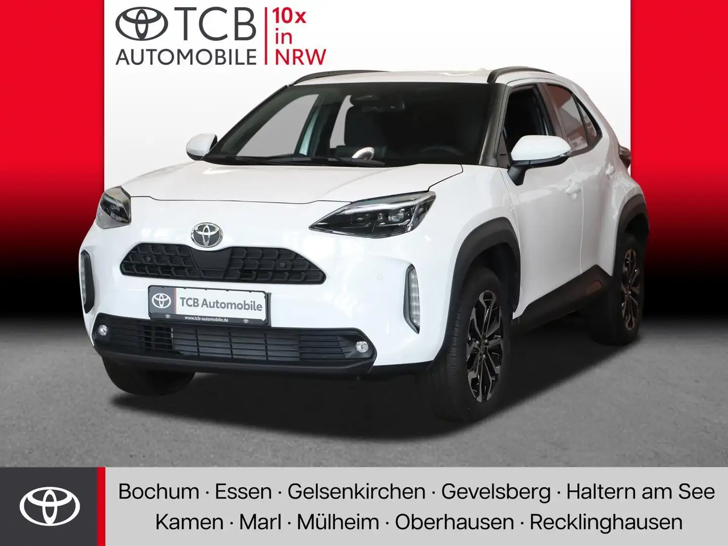 Toyota Yaris Cross 1.5 Hybrid Teamplayer NAVI SHZ PDC Blanc - 1