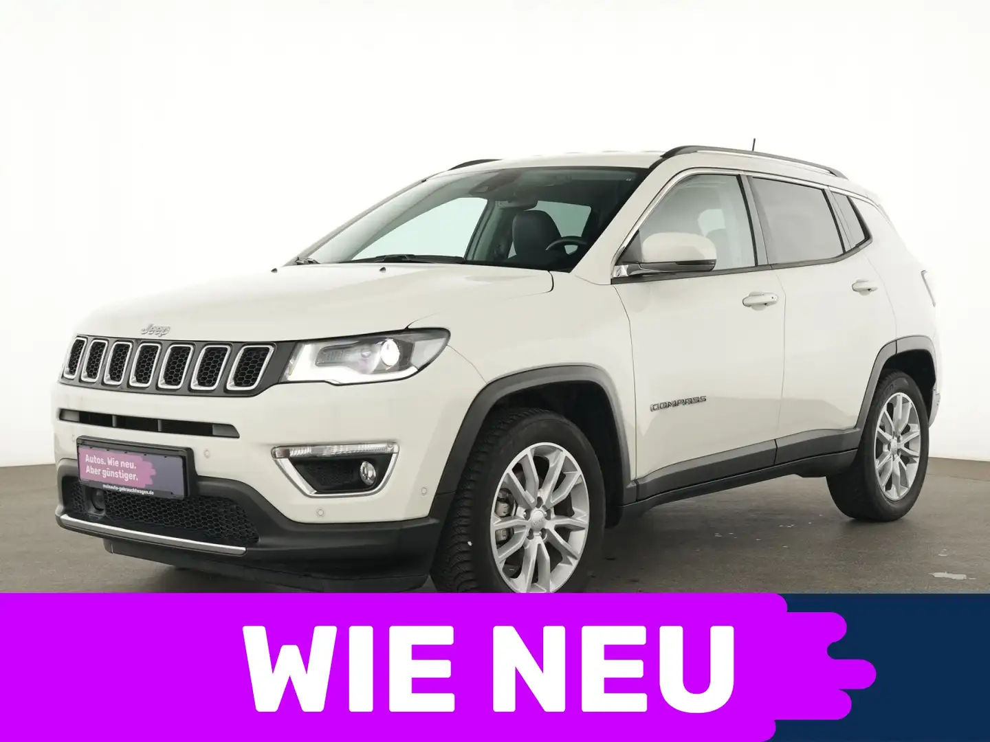 Jeep Compass Limited ACC|Parkpilot|SHZ|Navi|Tempomat Weiß - 1