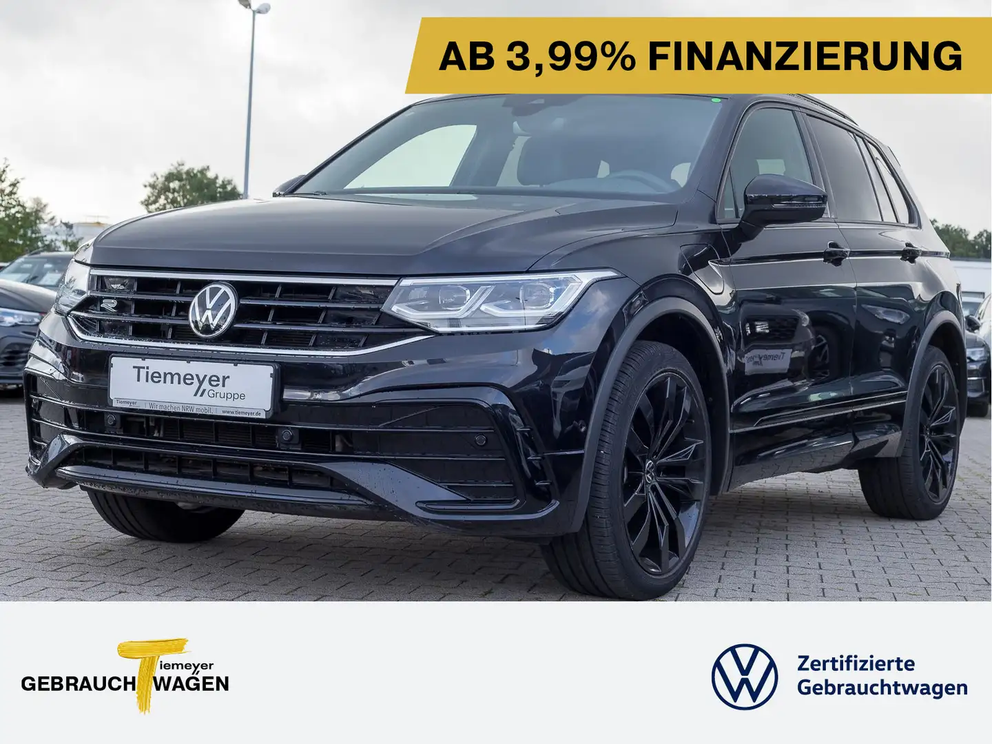 Volkswagen Tiguan eHybrid R-LINE BLACK STYLE LM20 LEDER AHK Schwarz - 1