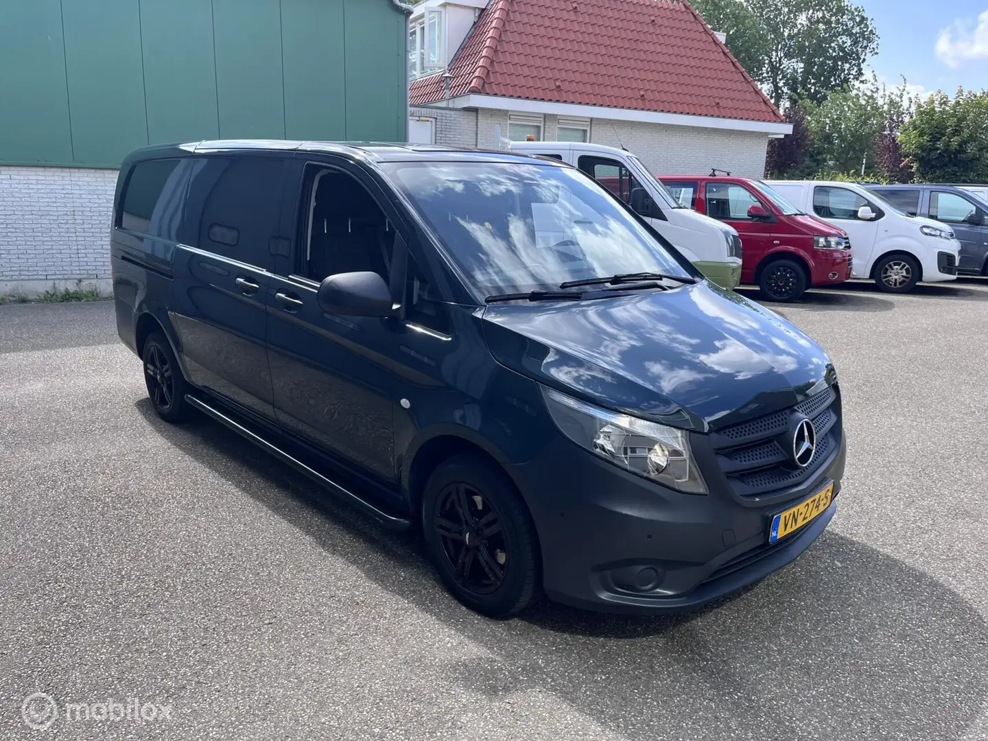 Mercedes-Benz Vito Bestel 114 CDI Lang Airco 3 zitplaatsen Groen - 2