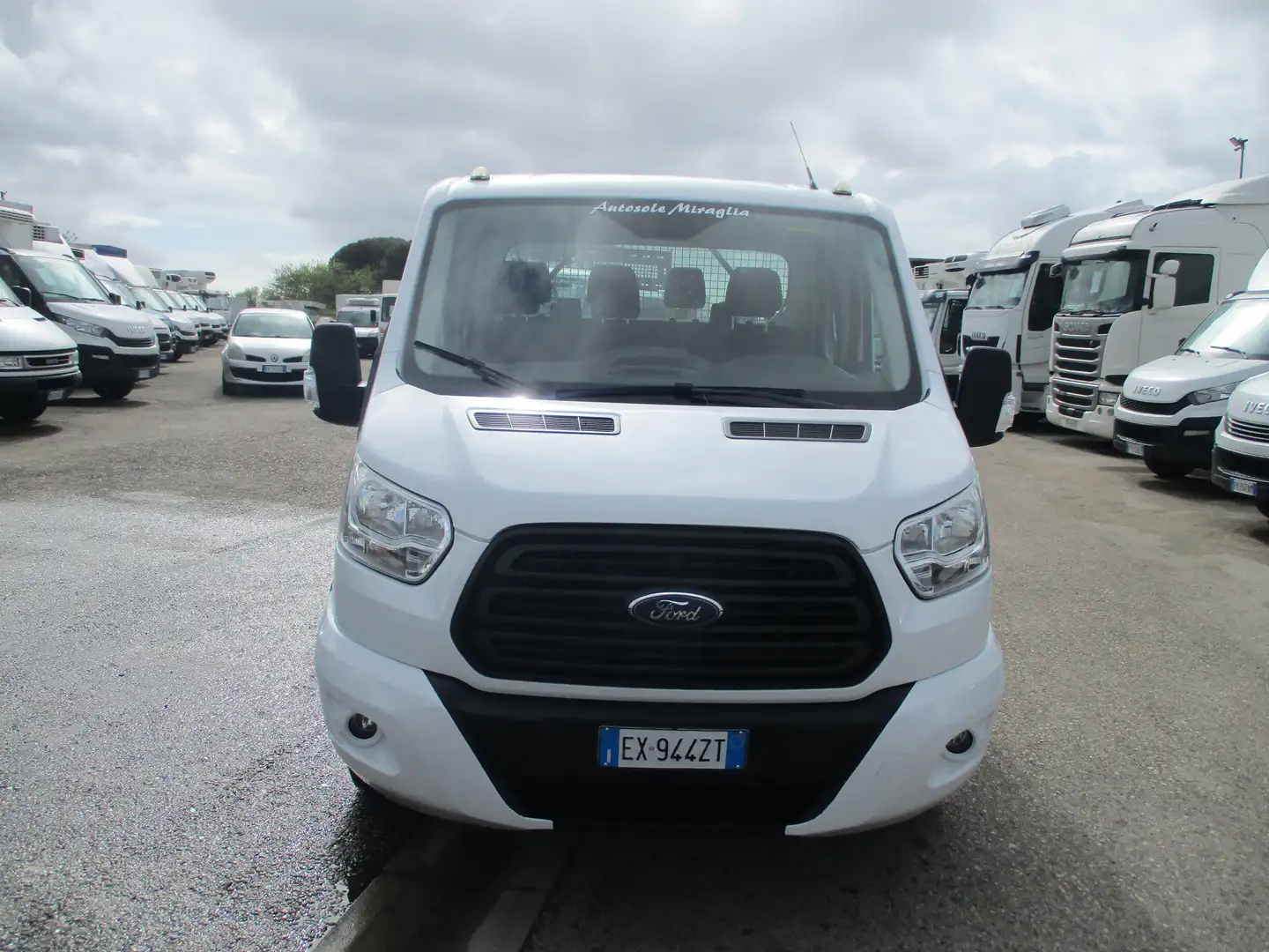Ford Transit 2.2 TDCI 125CV E5 DOPPIA CABINA 7P CASSONE FISSO Beyaz - 2