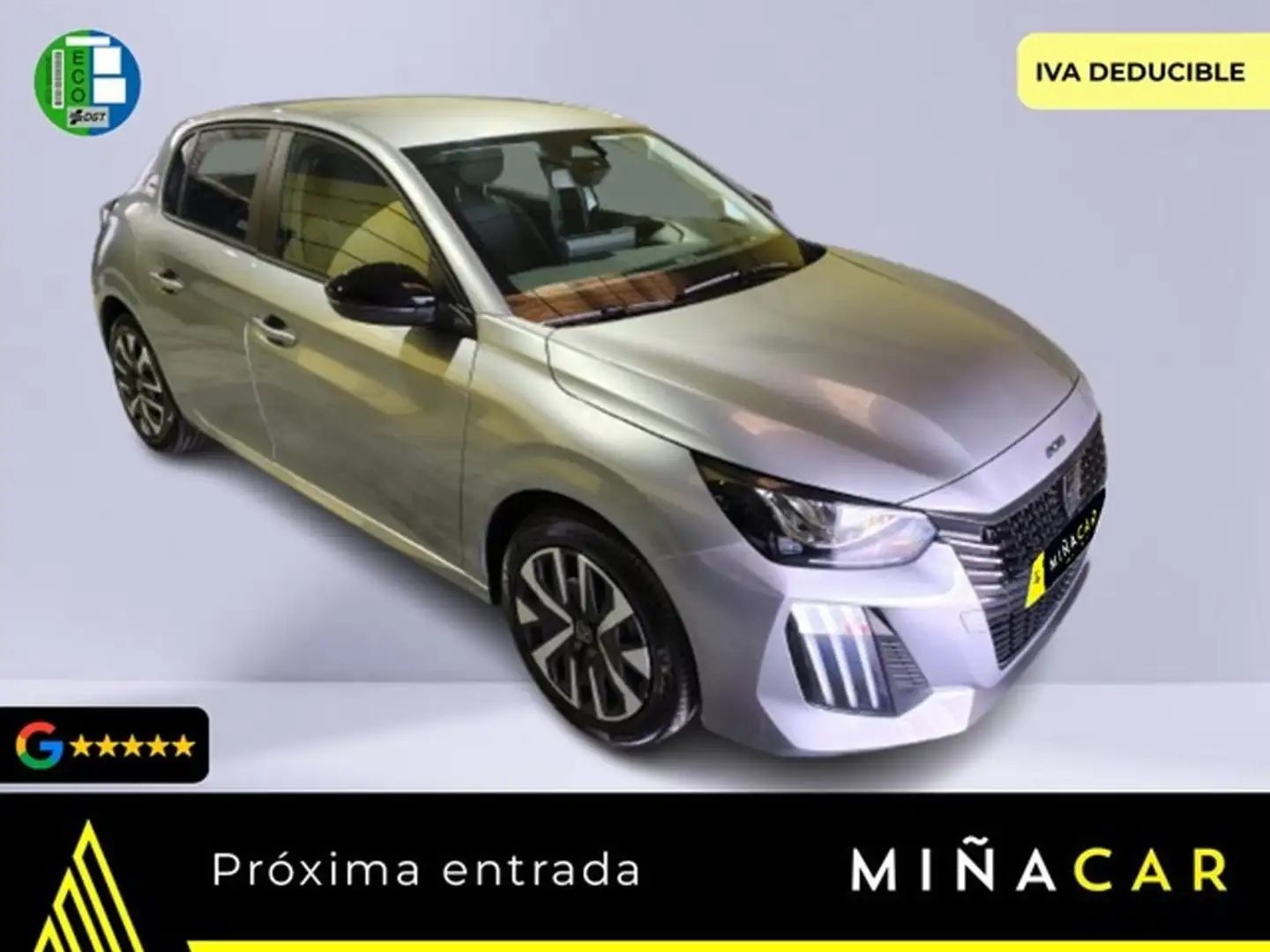 Peugeot 208 Style HYBRID 110 eDCS6 Gris - 1