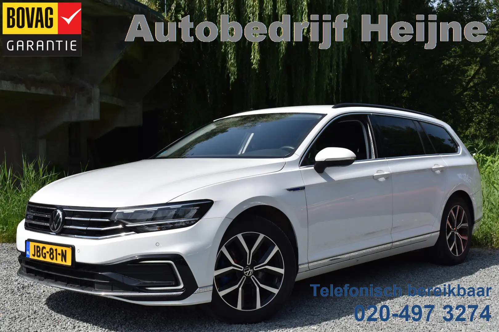 Volkswagen Passat Variant 218PK DSG HYBRID GTE BUSINESS CAMERA/NAVI/STUURVER Wit - 1