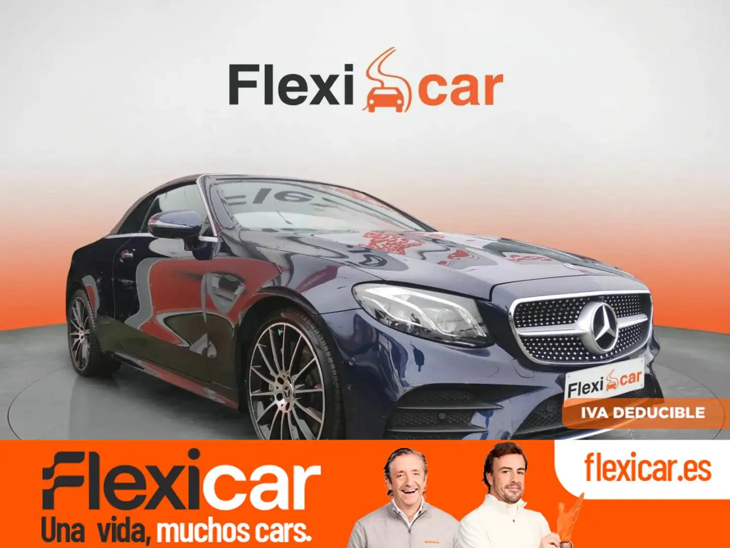 Mercedes-Benz E 400 Cabrio 4Matic 9G-Tronic Bleu - 1
