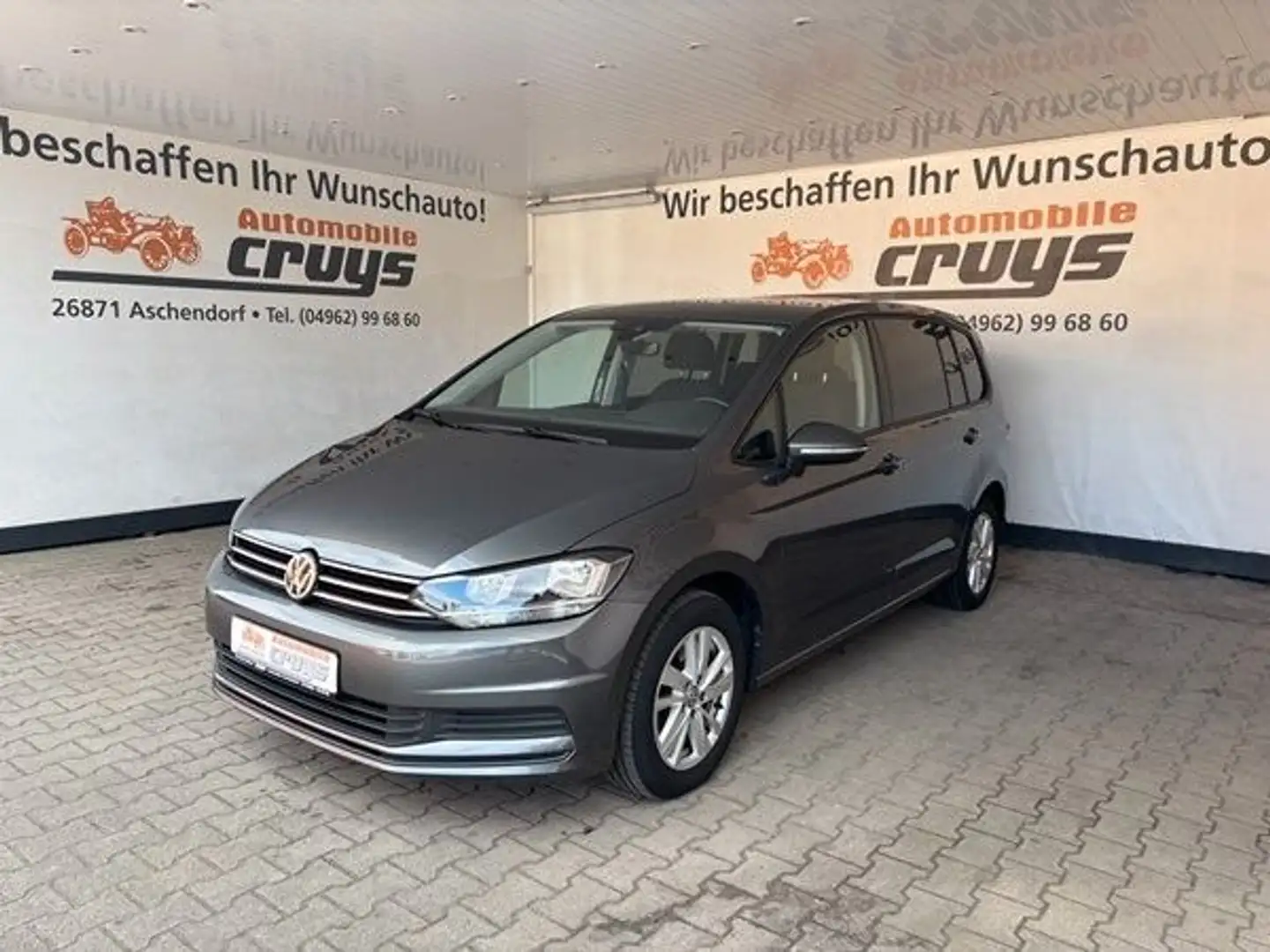 Volkswagen Touran 2.0 TDI SCR DSG Comfortline - ACC / Shz - Gris - 1