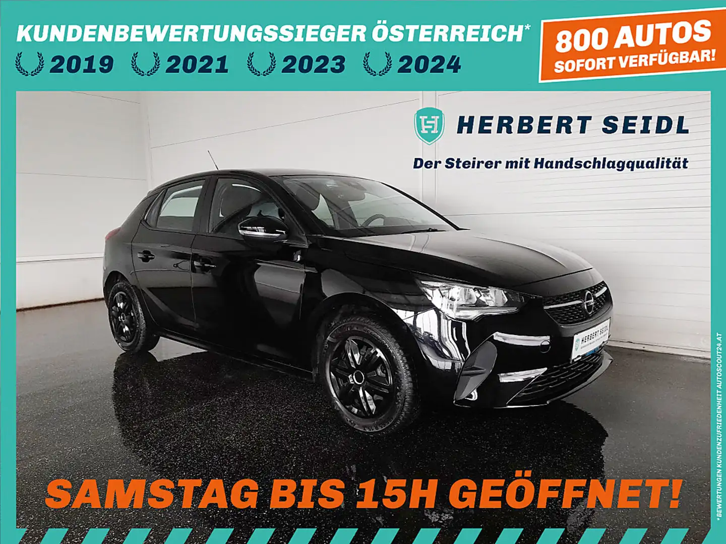Opel Corsa EDITION *KAMERA / TEMPOMAT / PDC / SHZG* Schwarz - 1